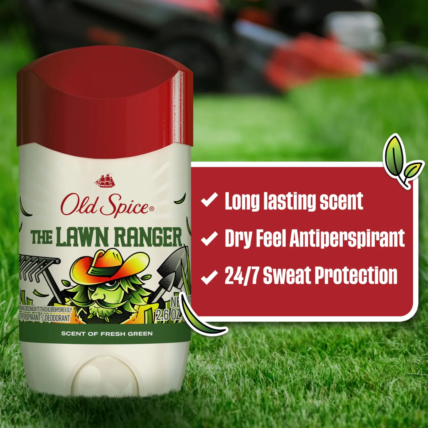 Old Spice Antiperspirant Deodorant for Men, The Lawn Ranger Scent, 2.6 oz