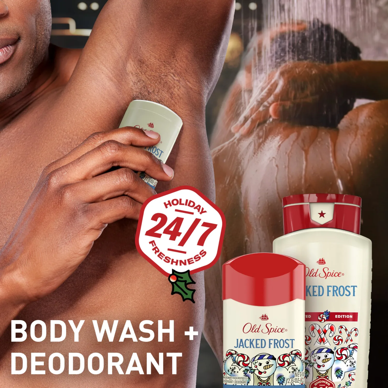 Old Spice Antiperspirant Deodorant for Men, Jacked Frost Scent, 2.6 oz