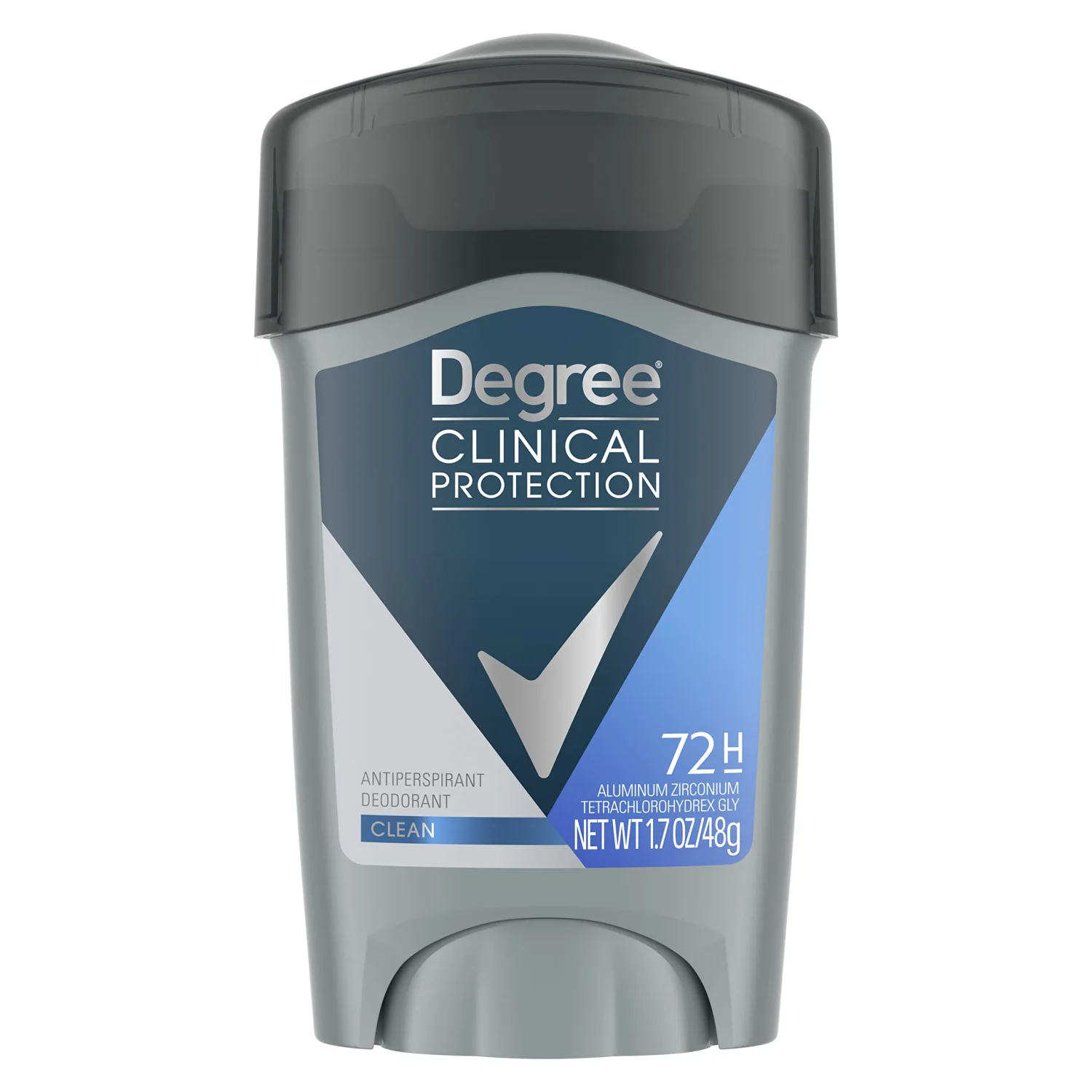 Degree Men Clinical Protection Antiperspirant Deodorant, Clean, 1.7 oz