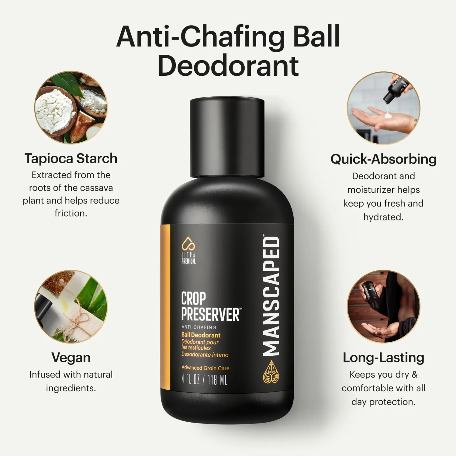 MANSCAPED® The Crop Preserver®, Men's Ball Deodorant