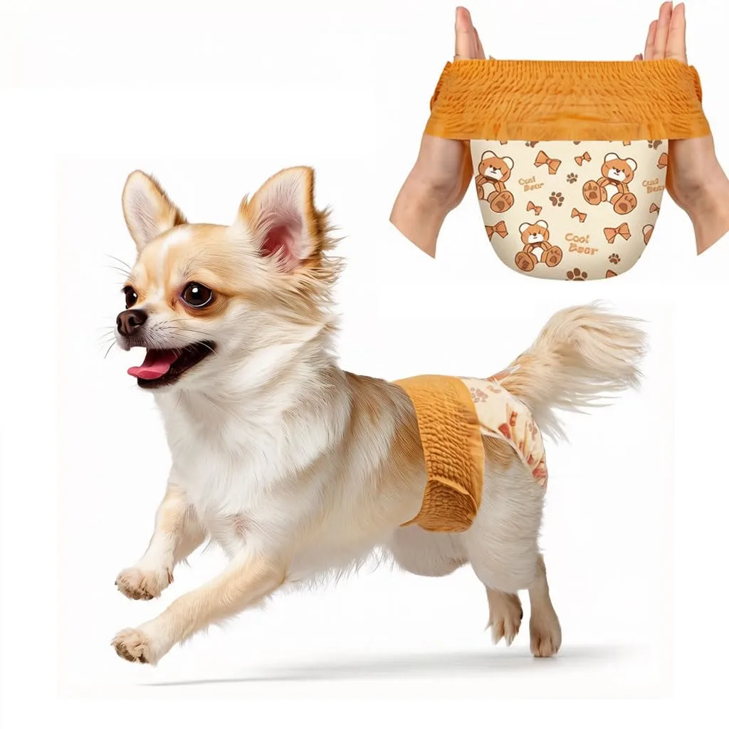 Dono Dog Diapers Female, Disposable Puppy Diapers for Small Dogs-20Count