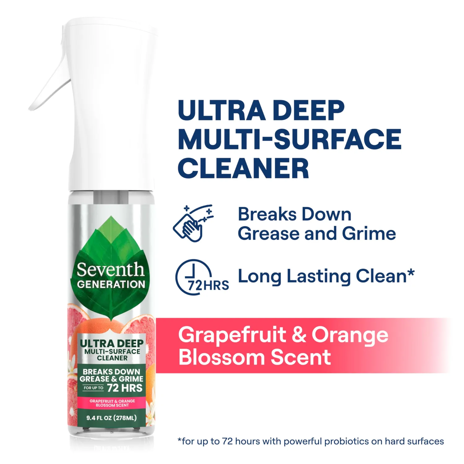 Seventh Generation, Ultra Deep Multi-Surface Cleaner, 9.4 oz