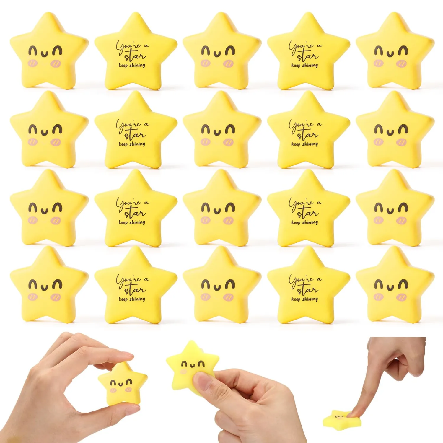 Thenshop 20 Pcs Star Balls Inspirational Appreciation Gifts