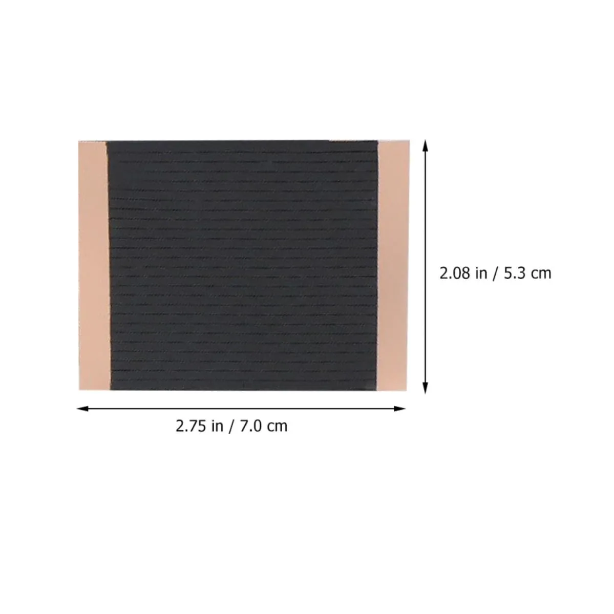 208-count Double Eyelid Sticker Fiber Strip, Invisible Black
