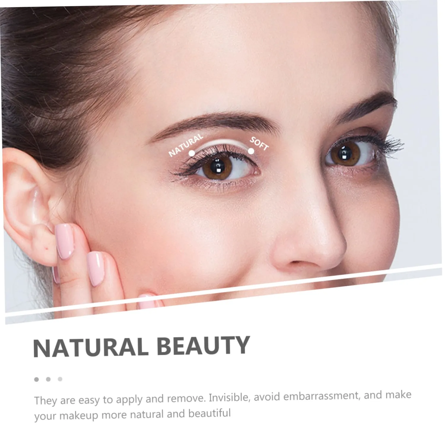Lace Invisible Double Eyelid Tape for Women, 2 Bags