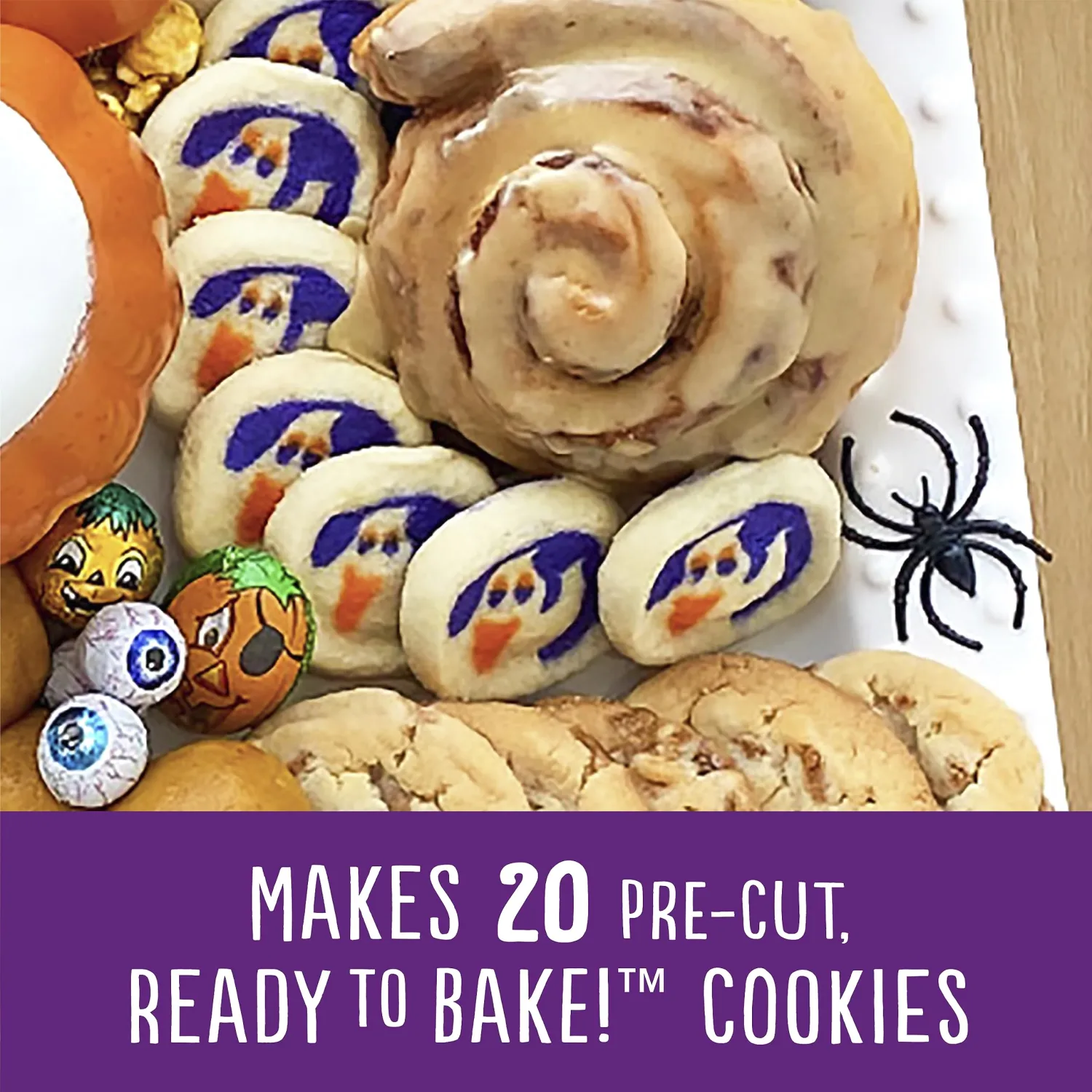 Pillsbury Ready to Bake Ghost Shape Sugar Cookie Dough, 9.1 oz