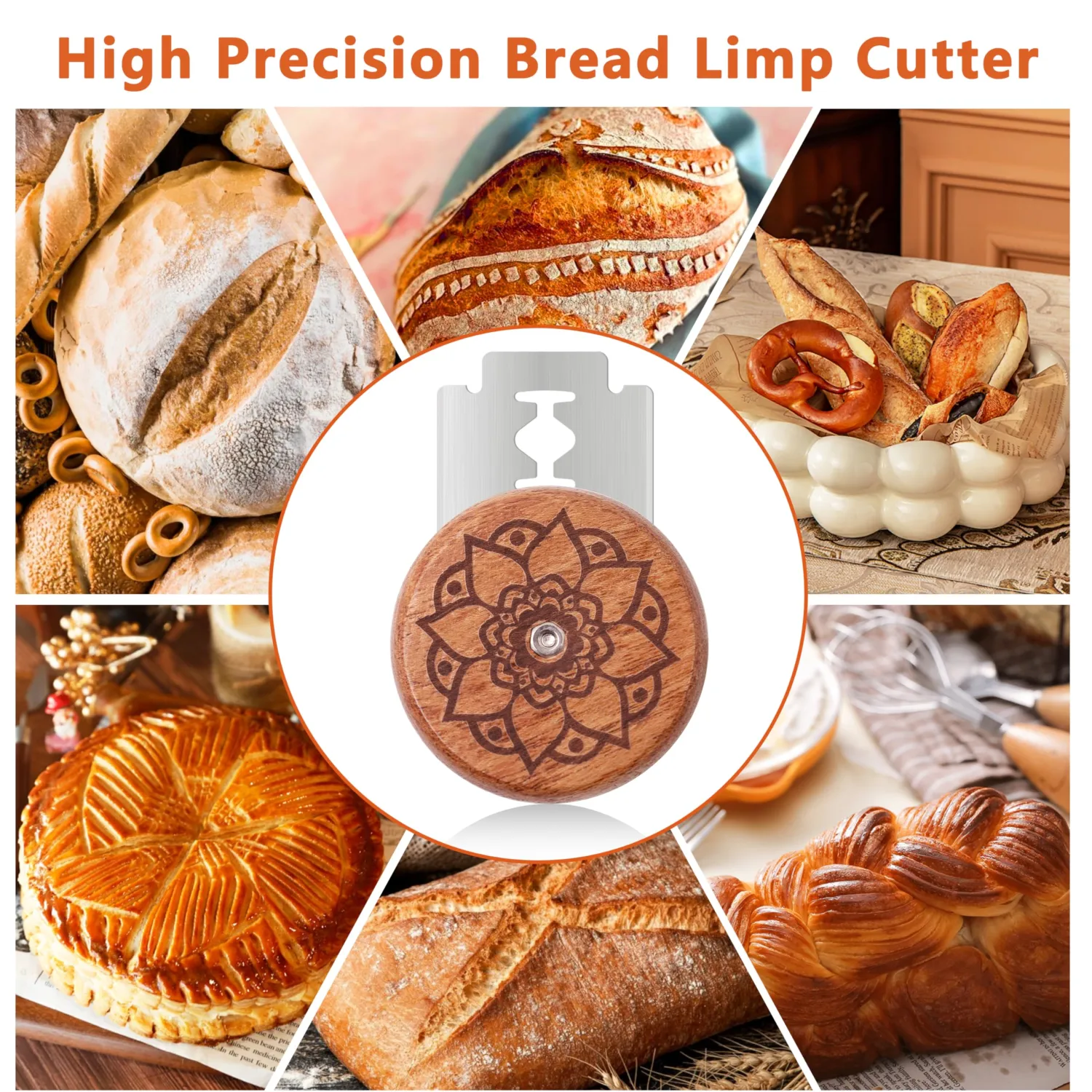 UFO Bread Lame for Sourdough,Bread Scorer Sourdough Tool,Lotus