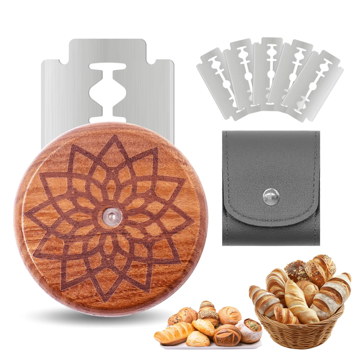 UFO Bread Lame for Sourdough,Bread Scorer Sourdough Tool,Flower