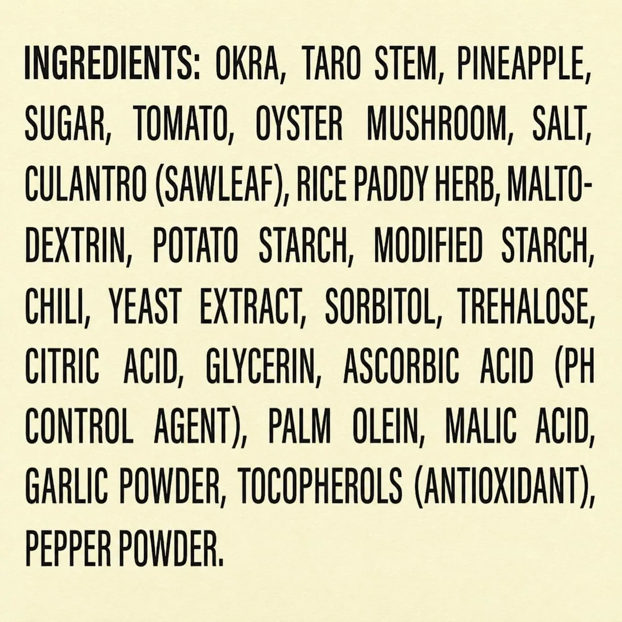 NFC, ISOUP Sweet & Sour Freeze-Dried Soup, 3.35oz (Pack of 5)