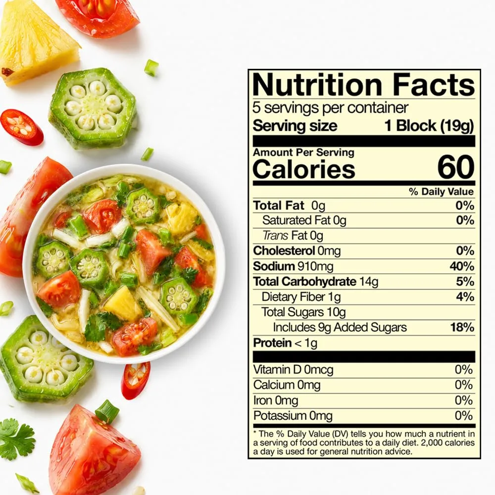 NFC, ISOUP Sweet & Sour Freeze-Dried Soup, 3.35oz (Pack of 5)