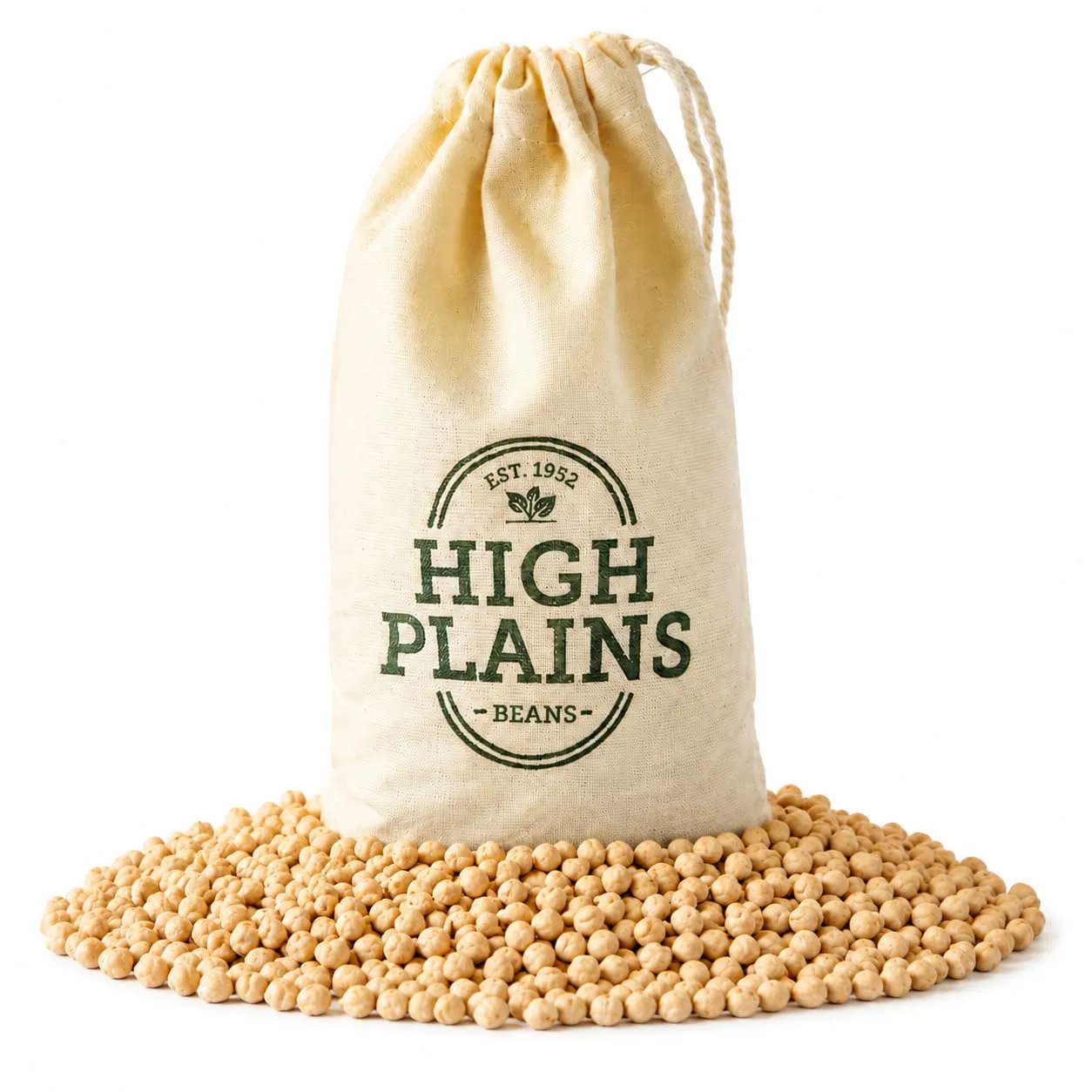 High Plains Beans Chickpeas, 1 lb Bag, Premium Dry Beans