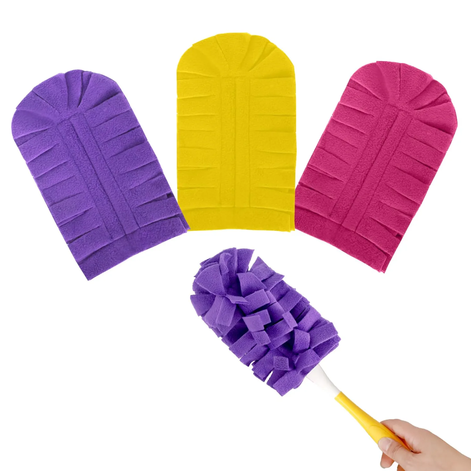 Reusable Duster Pads Compatible with Swiffer Hand Duster, 360 Duster Refill