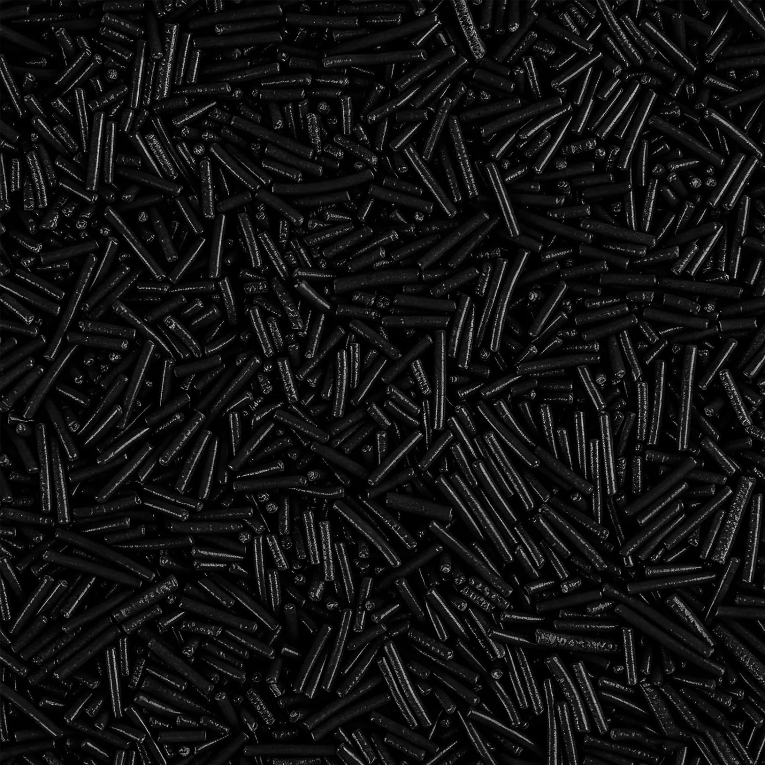 Black Sprinkles, Edible Black Jimmies for Cake Decorating