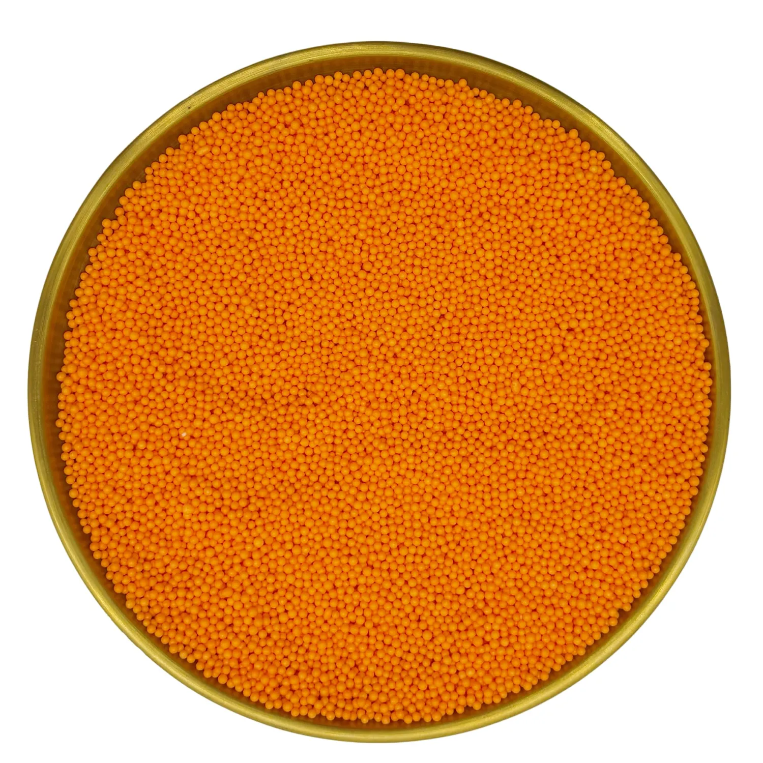 Dynastang 2mm Matte Orange Pearls Sprinkles Edible Pearls Cake Decorations Cupcake Toppers Cookie Decorating Perfect for Cakes, Cupcakes, Desserts Toppings 3OZ
