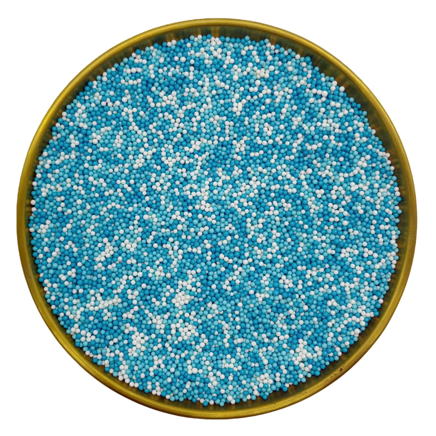 Dynastang 2mm Blue & White Pearls Sprinkles Edible Pearls Cake Decorating Stars Cake Decorations Cupcake Toppers Cookie Decorating Perfect for Cakes, Cupcakes, Desserts Toppings 3OZ