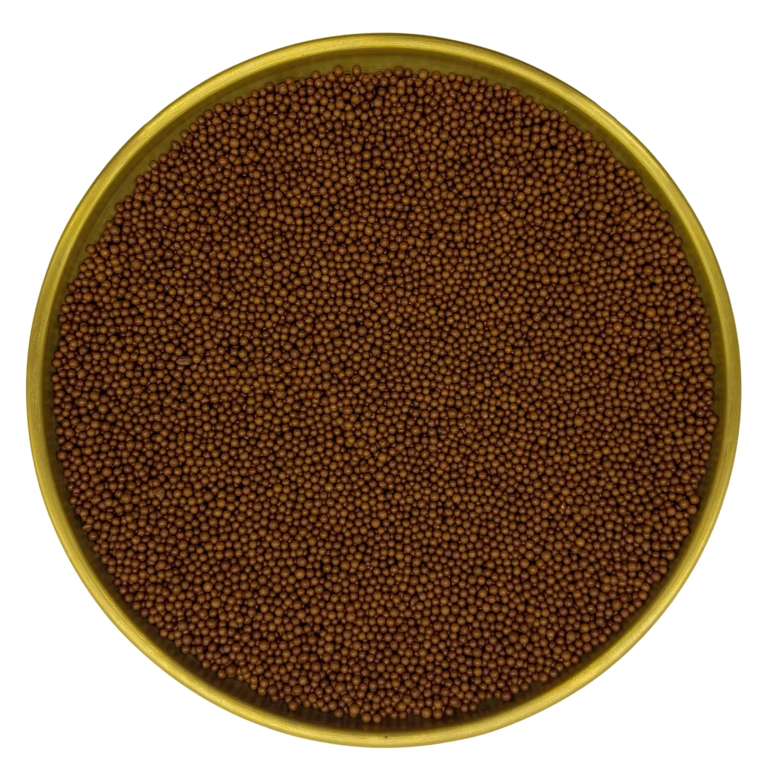 Dynastang 2mm Matte Brown Pearls Sprinkles Edible Pearls Cake Decorations Cupcake Toppers Cookie Decorating Perfect for Cakes, Cupcakes, Desserts Toppings 3OZ
