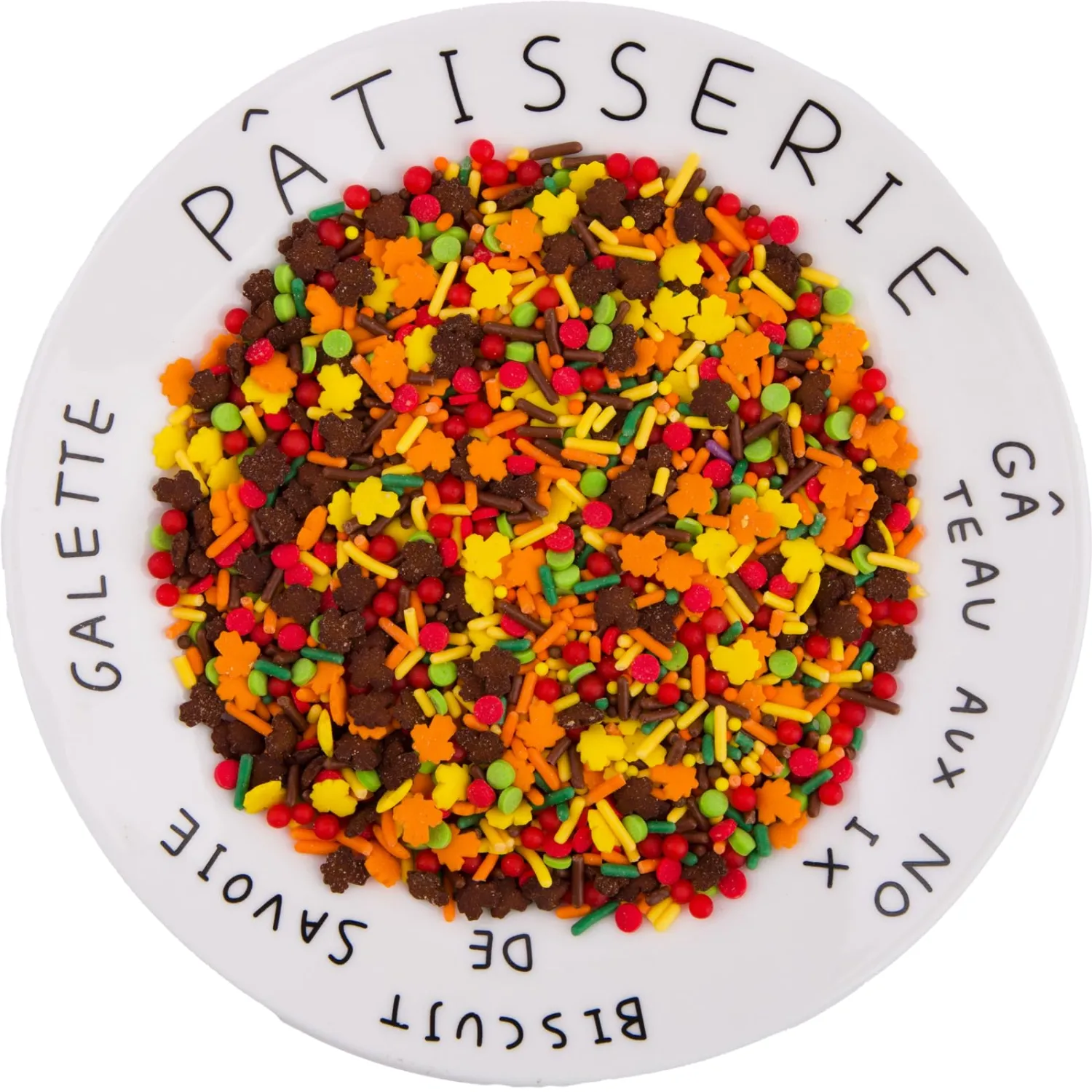 Sentovac Thanksgiving Autumn Sprinkles Edible Maple Leaves Fall Confetti Sprinkles for Cake Decorating Cookie Cupcake Topper Baking Decorations Thanksgiving Halloween Christmas Supplies