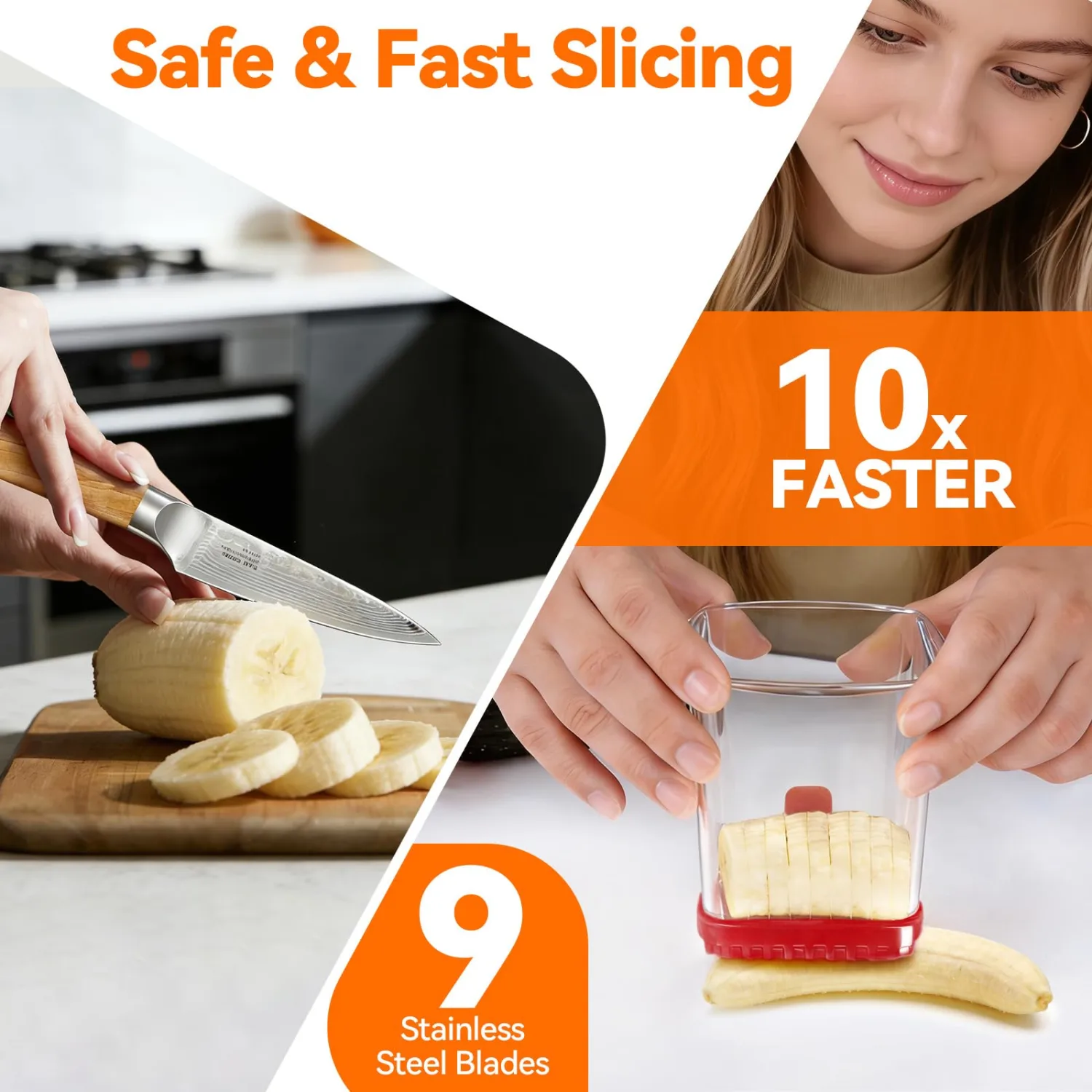 Strawberry Slicer Cup, Fruit Cutter – Quick-Slice, Meal Prep, Red
