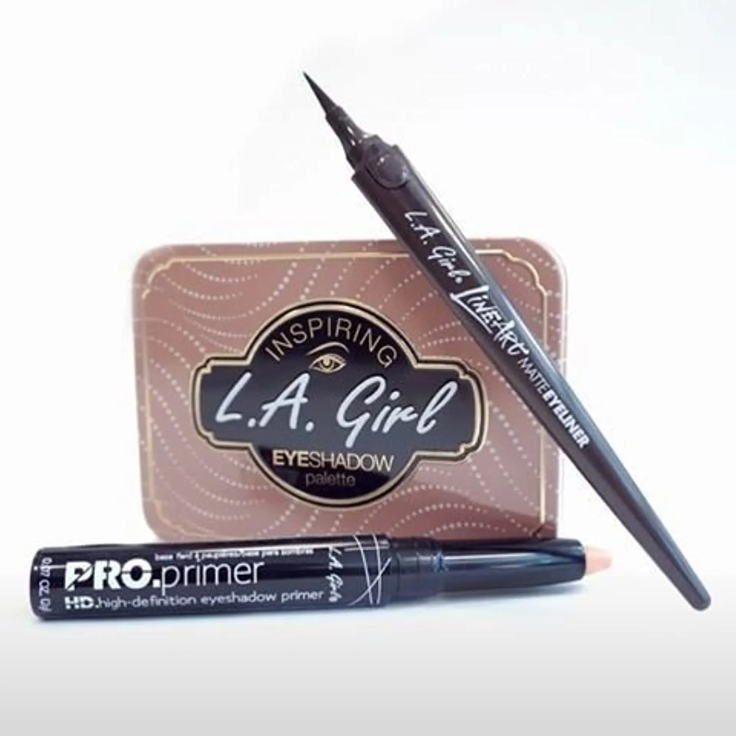L.A. Girl HD PRO.Primer Eyeshadow Stick, Black GEB197 (Pack of 2)