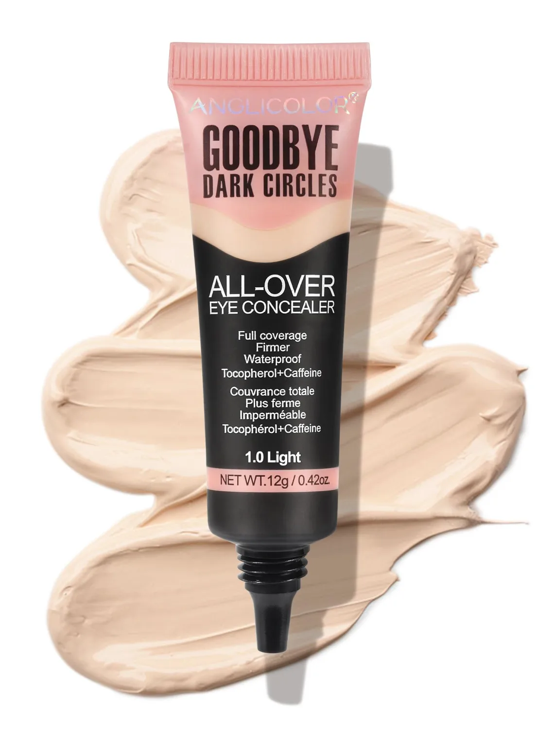 Anglicolor Full Coverage Under Eye Concealer for Dark Circles 0.42 fl oz