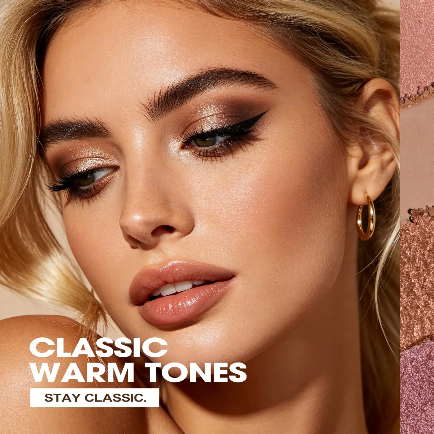 14-Color Baked Eyeshadow Palette, Matte & Shimmer, Nocturnal Nebula