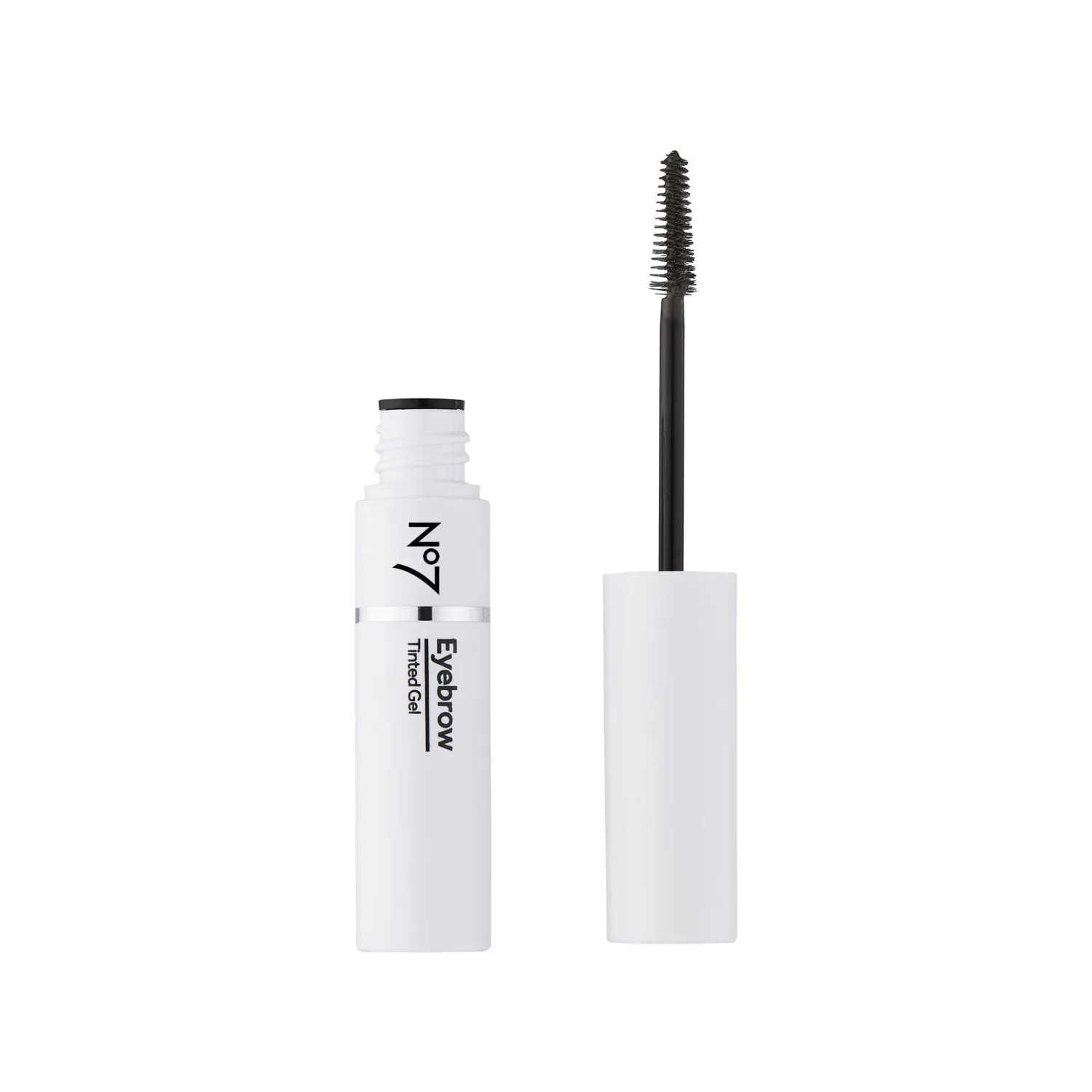 No7 Beautiful Eyebrows Brow Gel, Brown, 3.7ml