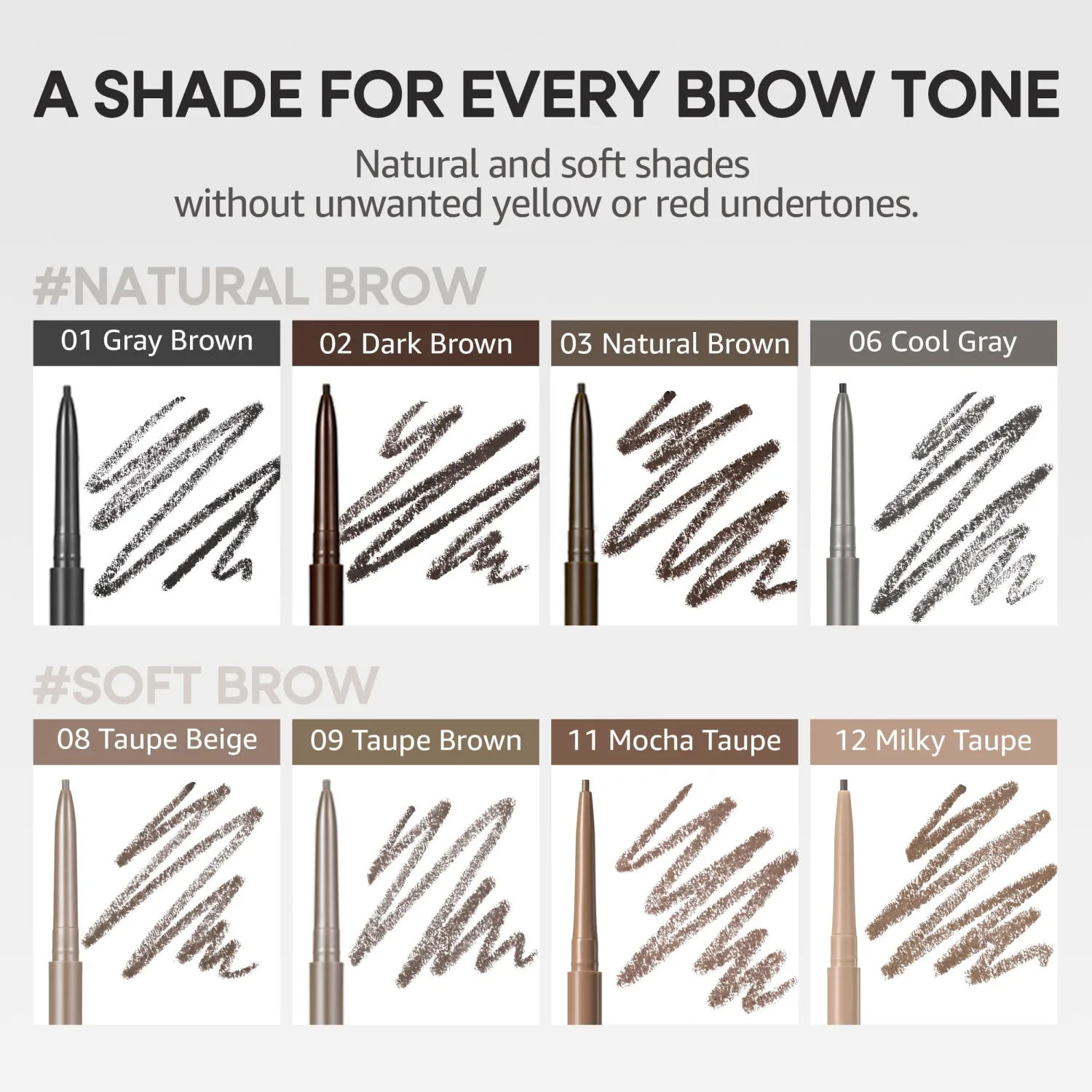 PERIPERA Speedy Skinny Brow (02 Dark Brown),1.5mm Precise Eyebrow Pencil, Dual-Sided Fine Tip Shades, Define Fills Brow Make up, K Beauty, Korean Make-up, Safe for Sensitive Skin