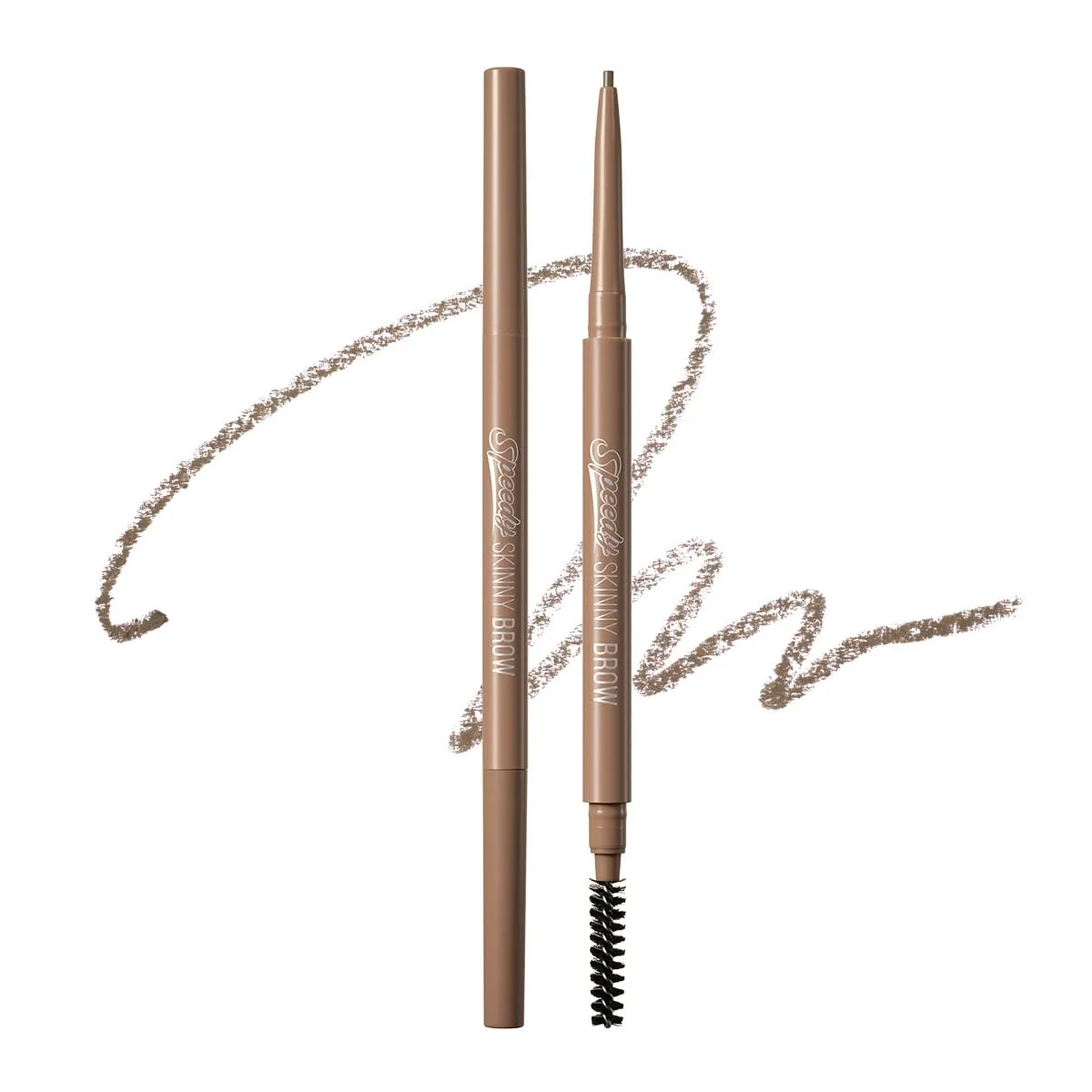 PERIPERA Speedy Skinny Brow (11 MOCHA TAUPE),1.5mm Precise Eyebrow Pencil, Dual-Sided Fine Tip Shades, Define Fills Brow Make up, K Beauty, Korean Make-up, Safe for Sensitive Skin