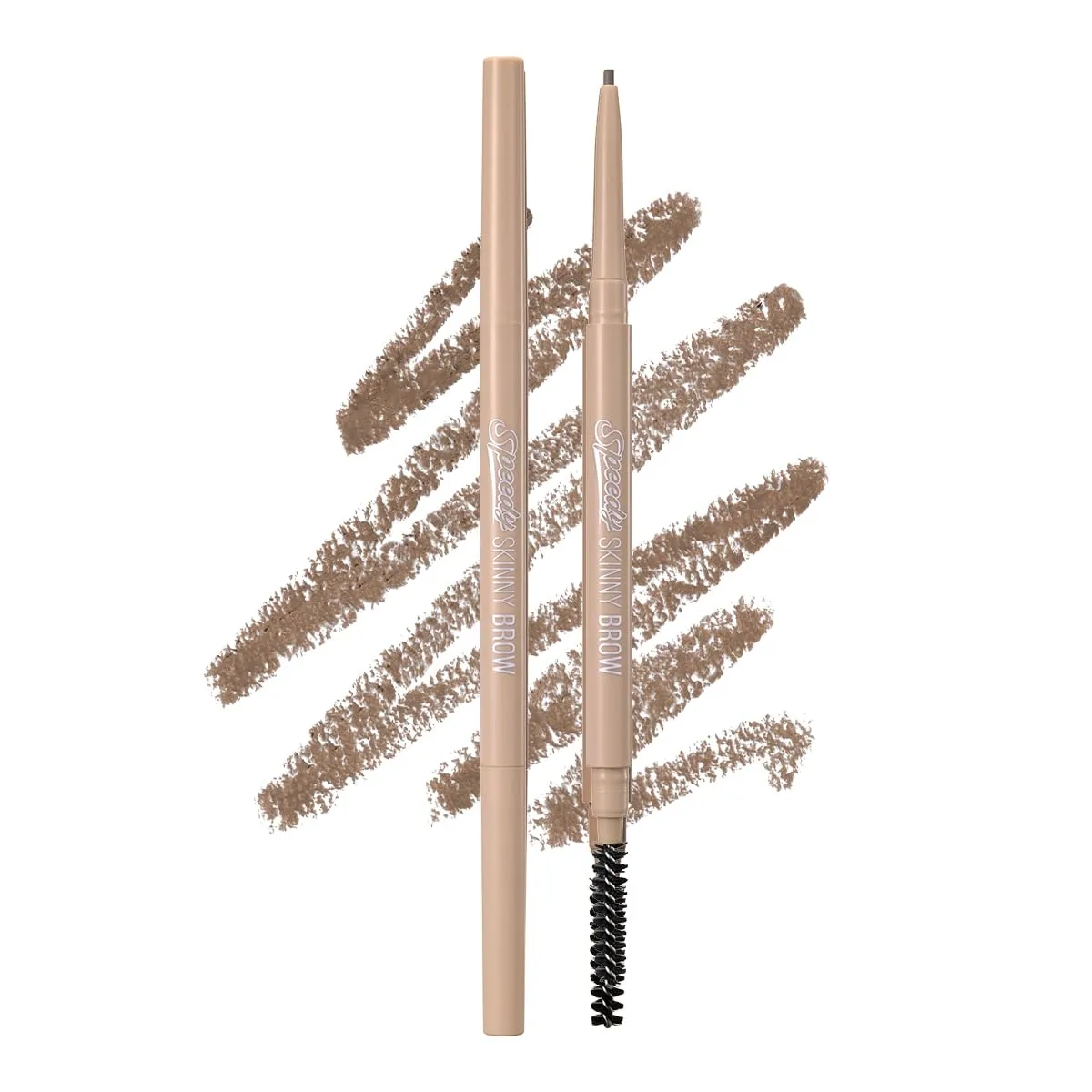 PERIPERA Speedy Skinny Brow (12 MILKY TAUPE),1.5mm Precise Eyebrow Pencil, Dual-Sided Fine Tip Shades, Define Fills Brow Make up, K Beauty, Korean Make-up, Safe for Sensitive Skin