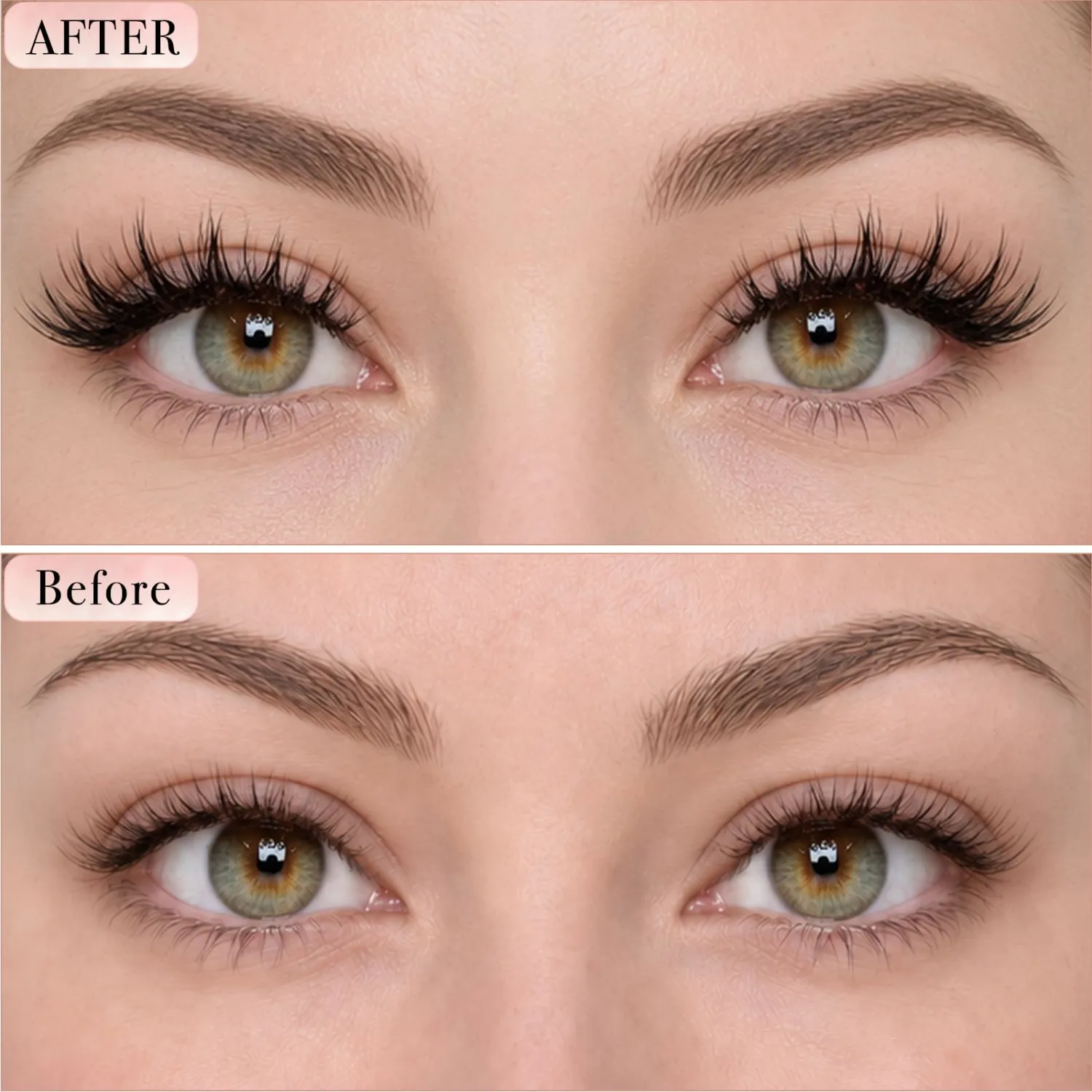 Lashes Wispy False Eyelashes Strips Doll Eye Fake Lash Natural Look Mink Strip Eyelash Pack Doll Eye Lash Set Demi Wispies Pestañas Postizas Clear Band Easy Eyelashes for Beginners