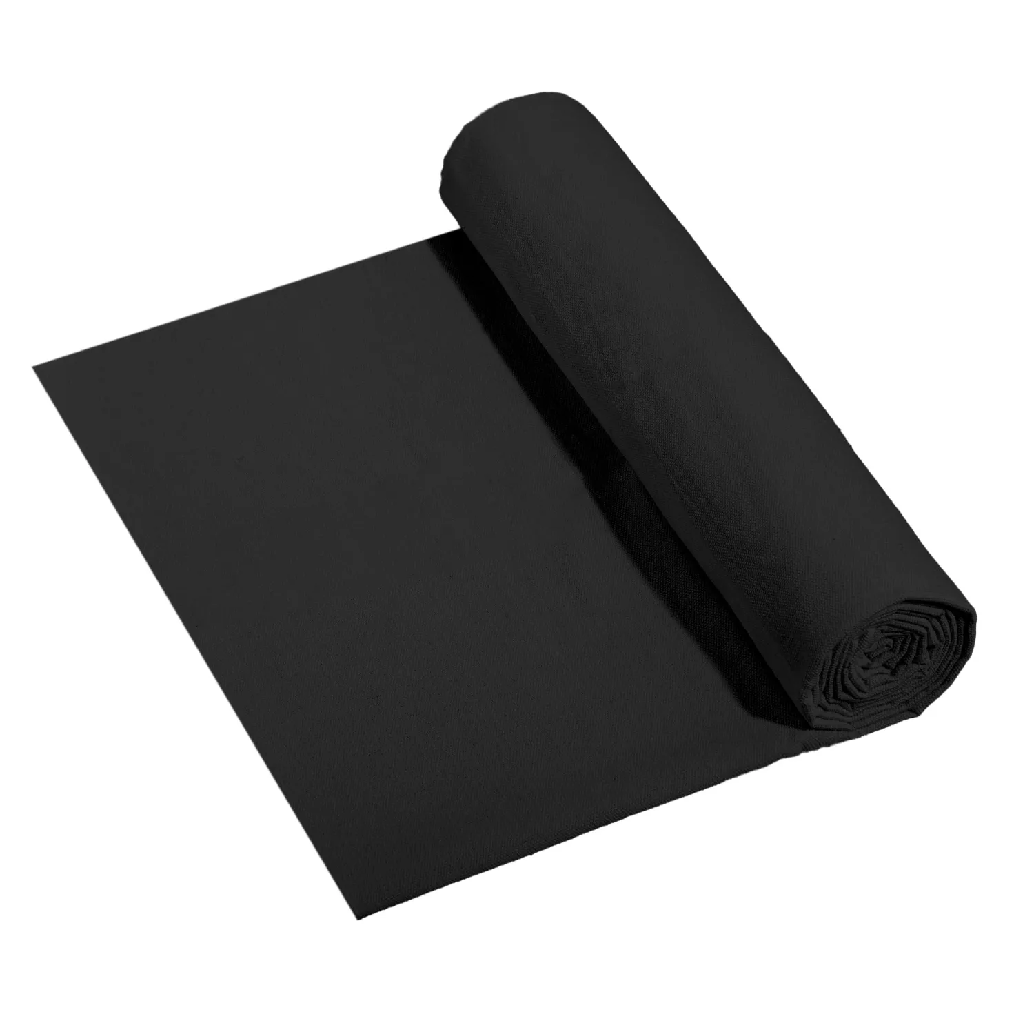 10oz Natural Cotton Blend Canvas Fabric, Duck Canvas Fabric, 60'' Wide for Arts & Crafts, Painting, Handmade Home Decor (Black, 1 Yard)