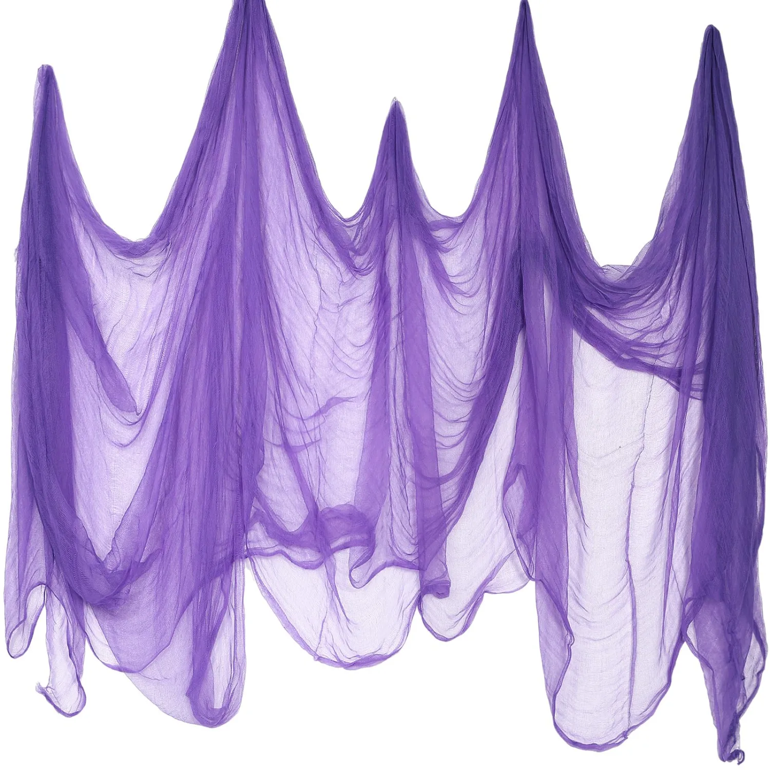 Boao Halloween Purple Cheesecloth for Craft, 29.92 x 590.55 Inch