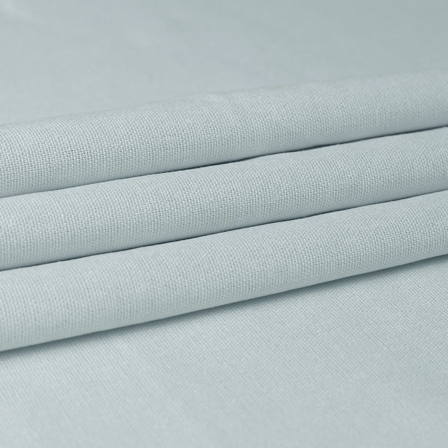 Linen Fabric | Natural Linen Cloth | Embroidery, Sewing | Soft, Breathable | 59" Wide | 30% Linen, 70% Viscose | Hemp, Jute, Needlework, Lining (Sky Blue, 1Y)