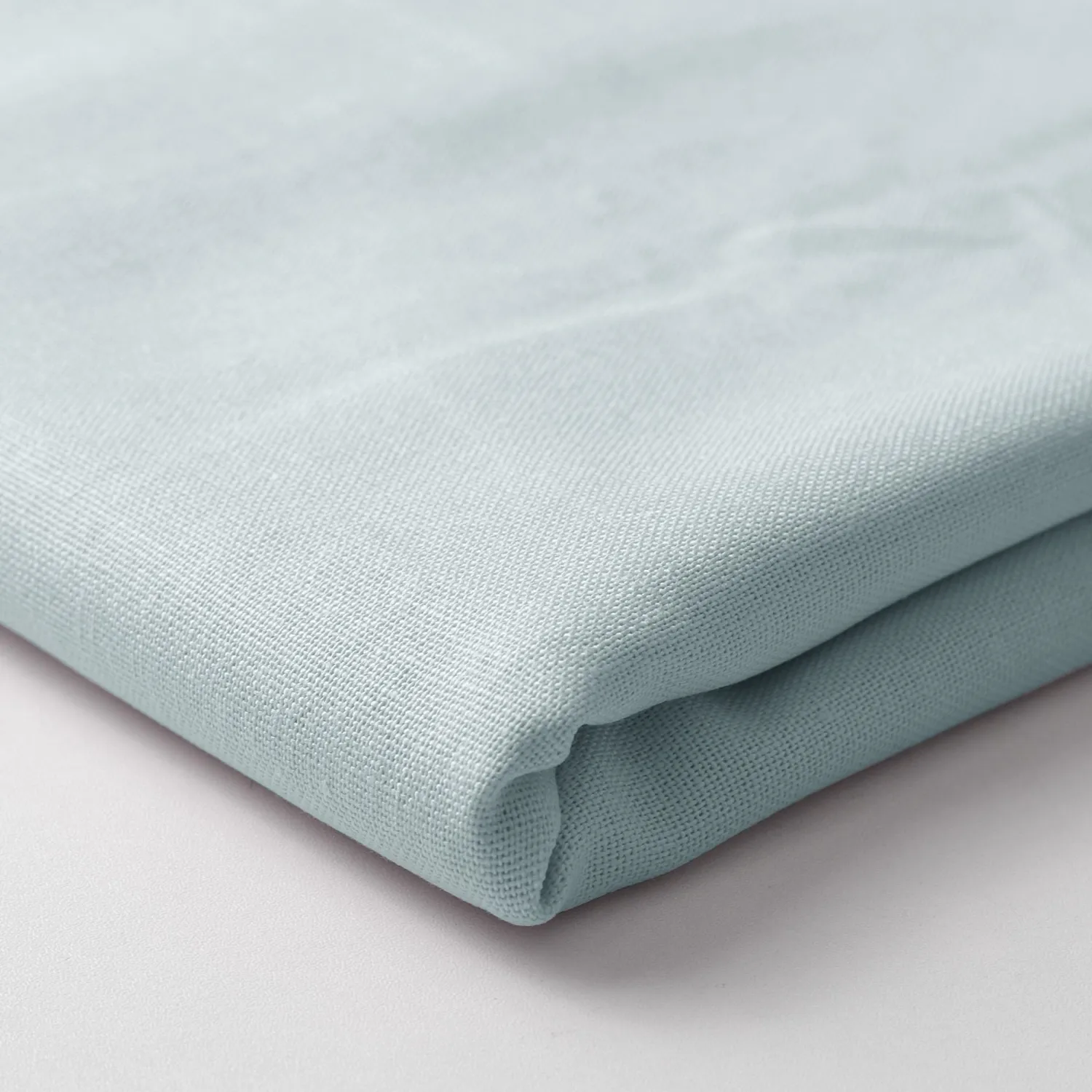 Linen Fabric | Natural Linen Cloth | Embroidery, Sewing | Soft, Breathable | 59" Wide | 30% Linen, 70% Viscose | Hemp, Jute, Needlework, Lining (Sky Blue, 1Y)