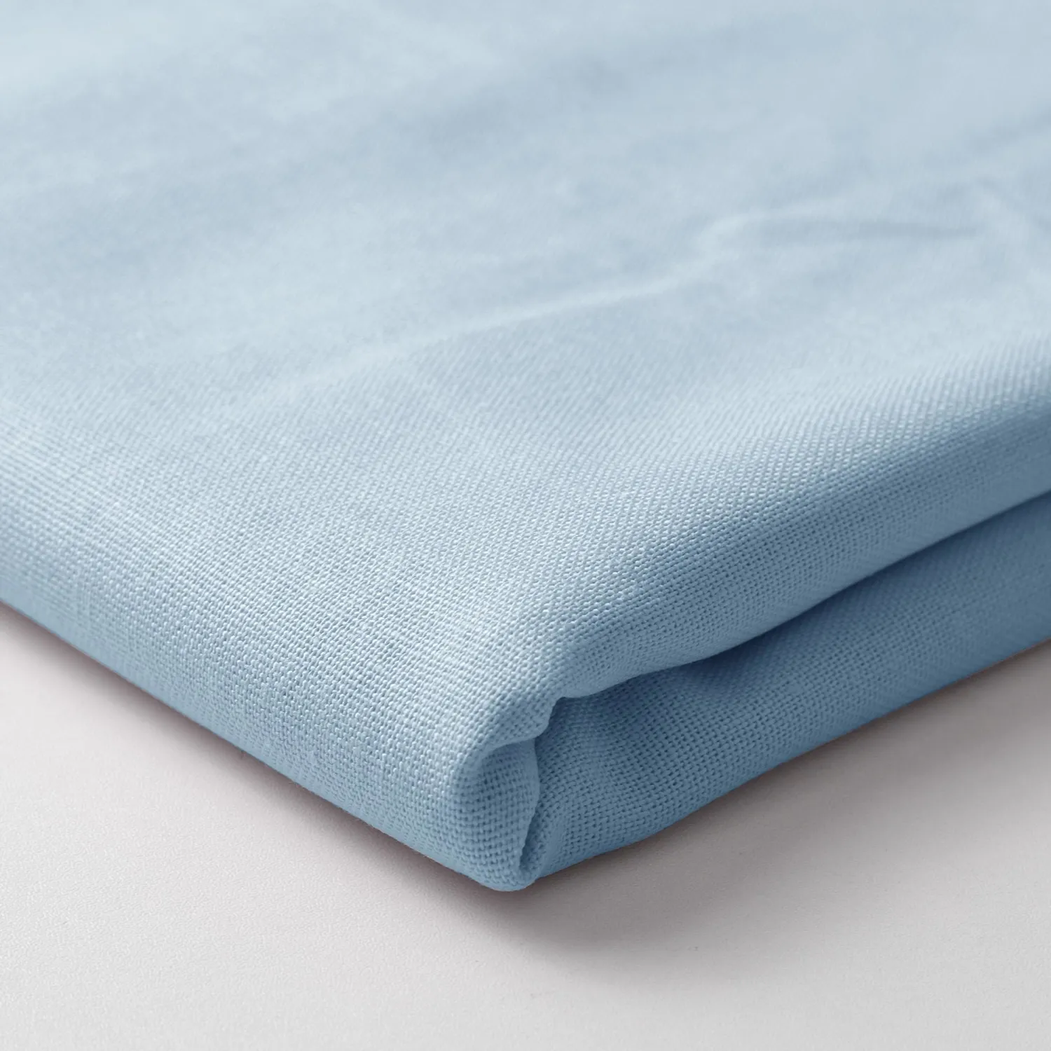 Linen Fabric | Natural Linen Cloth | Embroidery, Sewing | Soft, Breathable | 59" Wide | 30% Linen, 70% Viscose | Hemp, Jute, Needlework, Lining (Blue, 1Y)