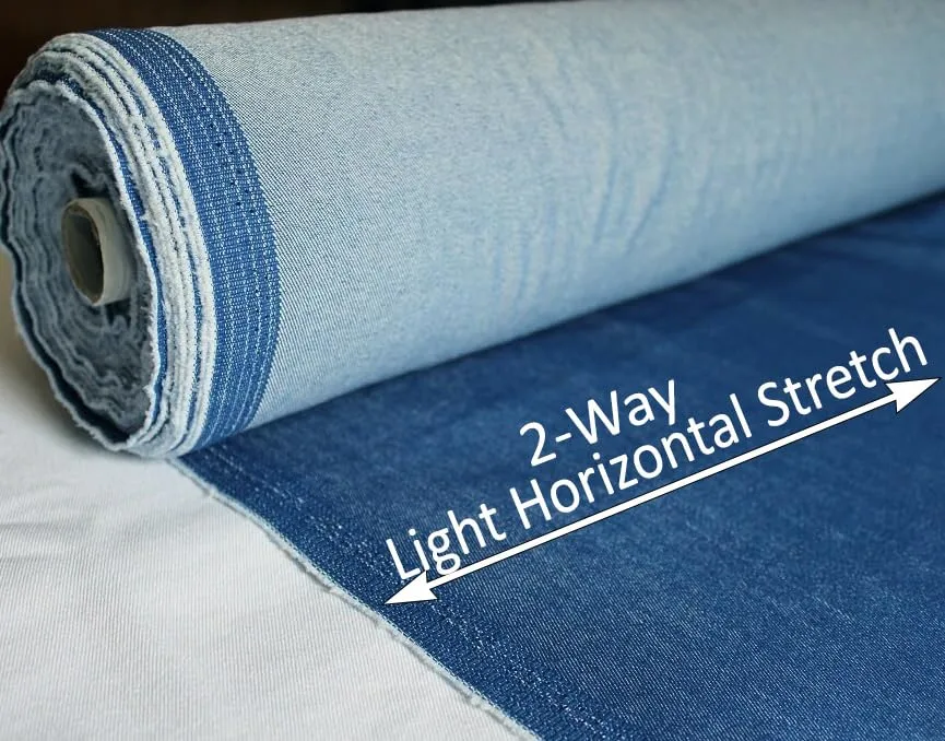 1-Yard 8 oz Indigo Blue Denim Fabric for Sewing, Crafting |Stylish Denim Fabric |Denim Fabric by The Yard |Jean Material|Denim Material|Indigo Blue Jean Fabric