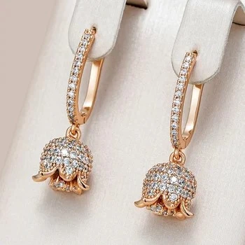 Everyday Retro Zircon Long Dangle Earrings