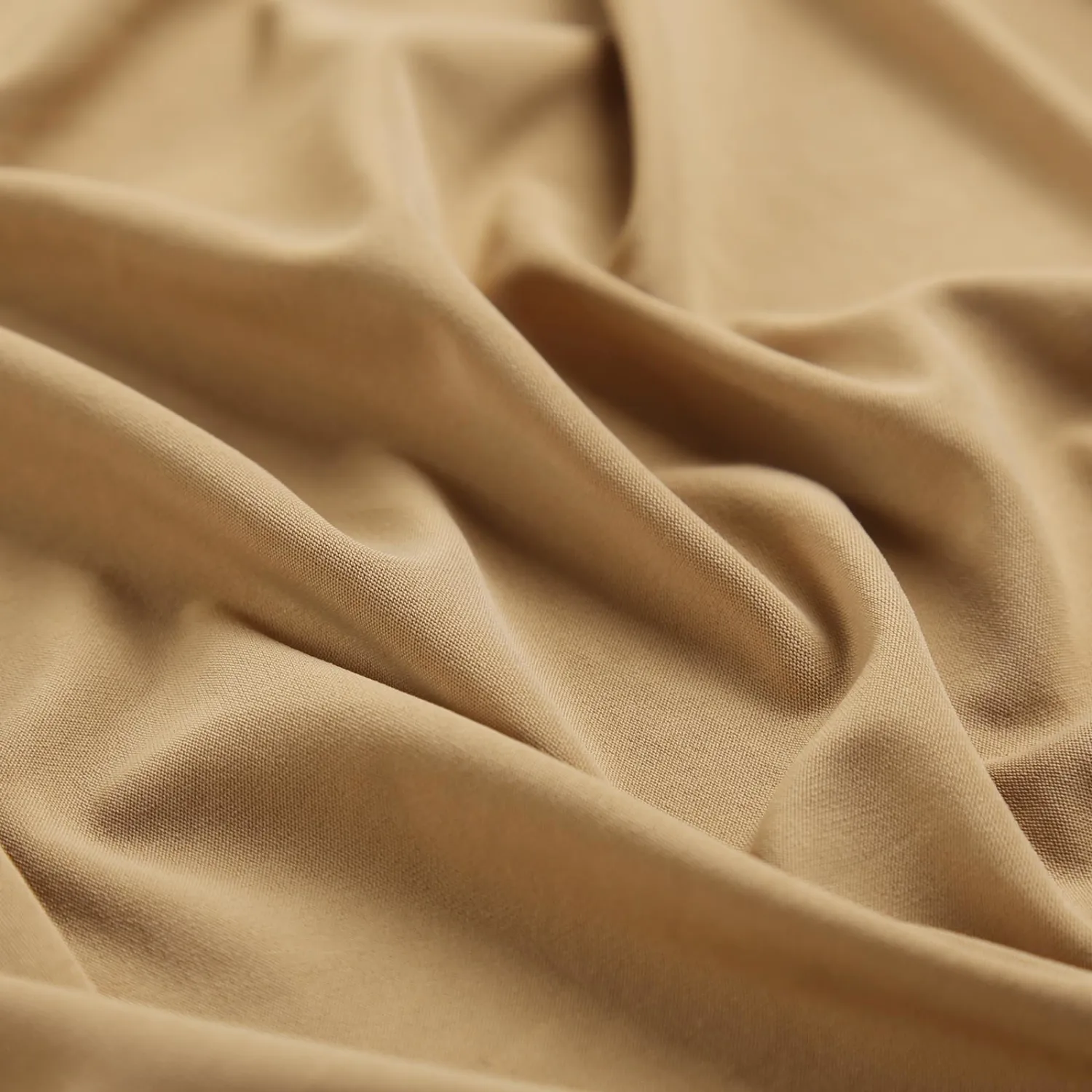 Nylon Spandex Fabric, 4 Way Stretch, 1 Yard, 65 Inch Wide, Brown