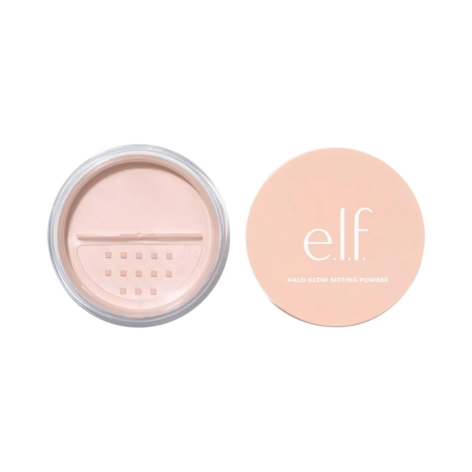e.l.f. Halo Glow Soft Focus Setting Powder, Silky & Creates Soft Glow Without Shine, Smooths Pores & Lines, Vegan & Cruelty-Free, Light Pink