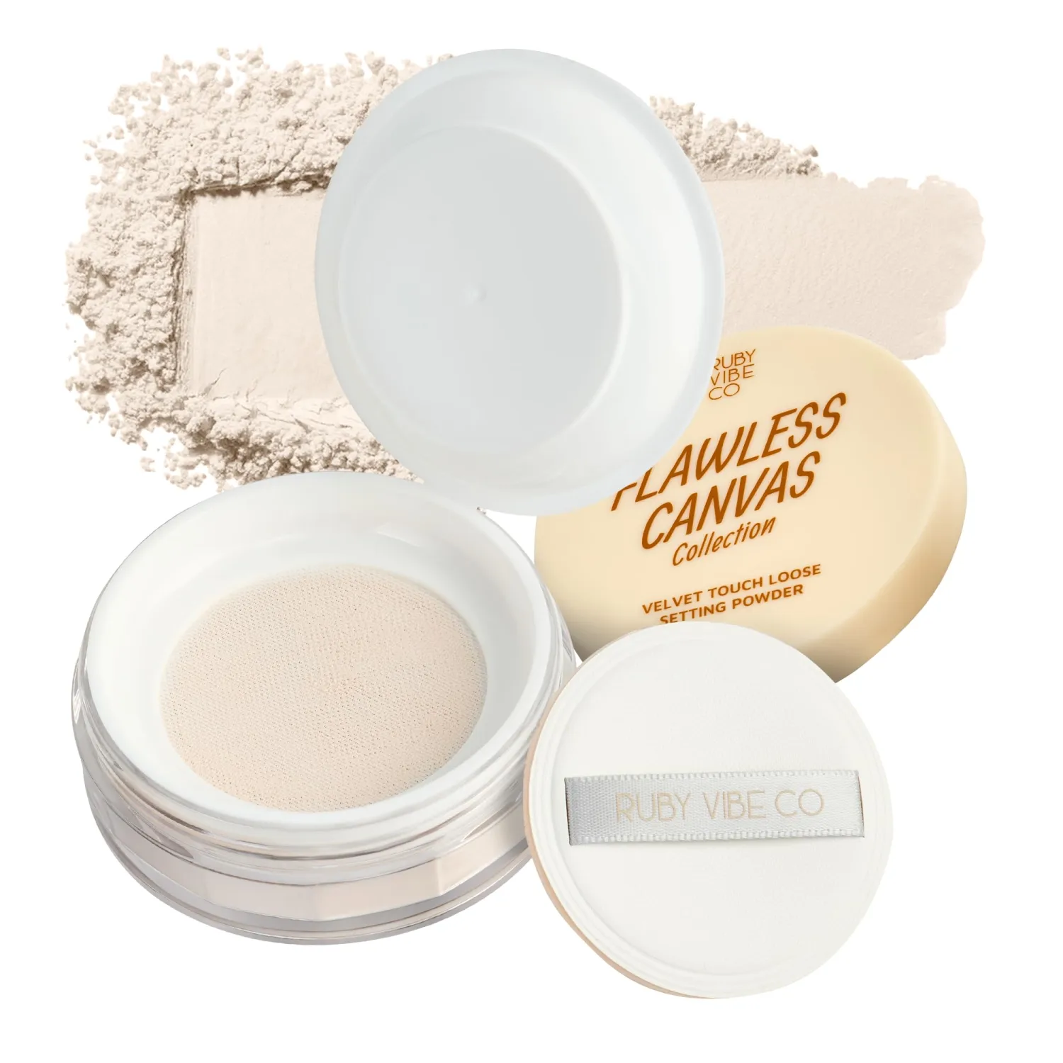 Loose Setting Powder, Translucent Setting Powder for Face Makeup with Lightweight Matte Finish, Long-Lasting Finishing Powder for Natural Looking Everyday Makeup