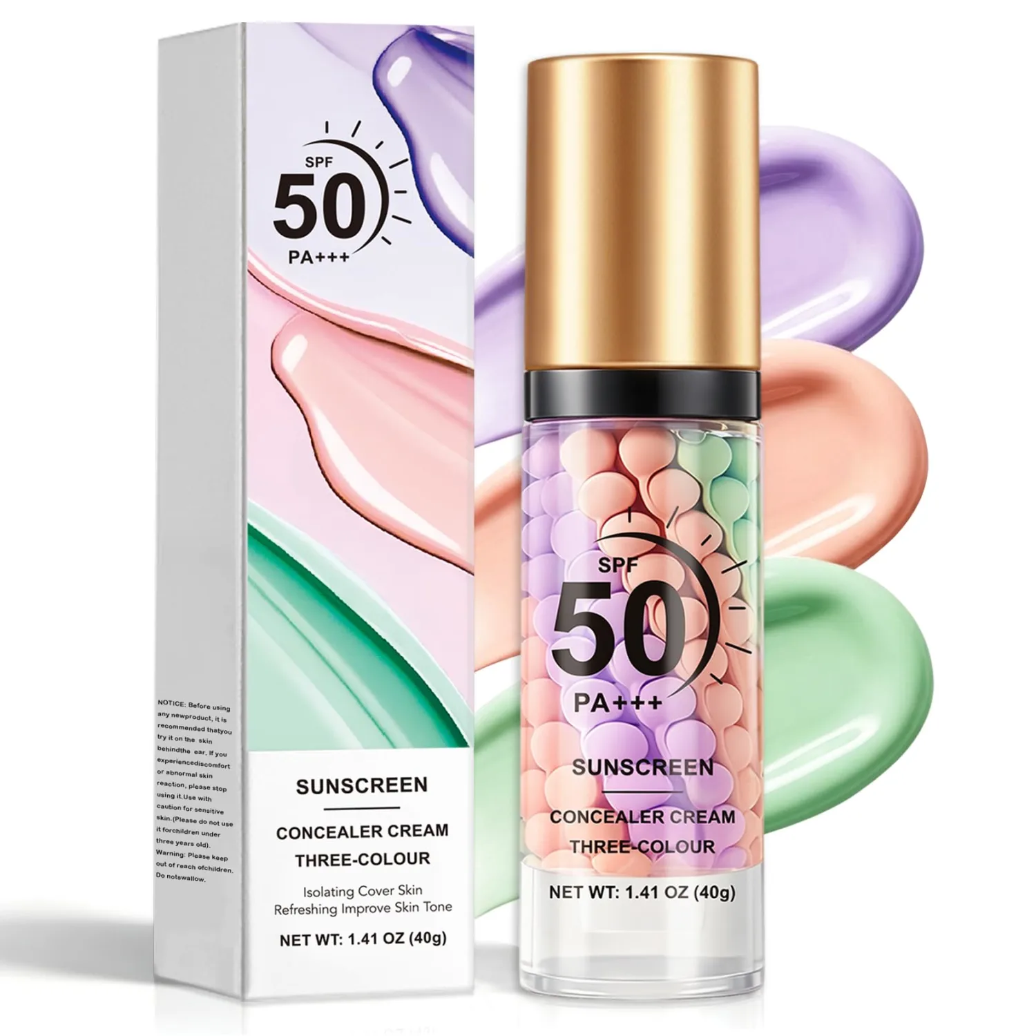 AIUEO Makeup Primer for Face,3 In 1 Primer for Face Before Makeup