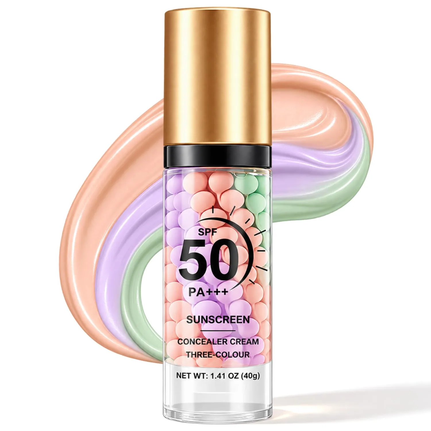 3 In 1 Color Correcting Primer for Face Before Makeup, Moisturizer Primer