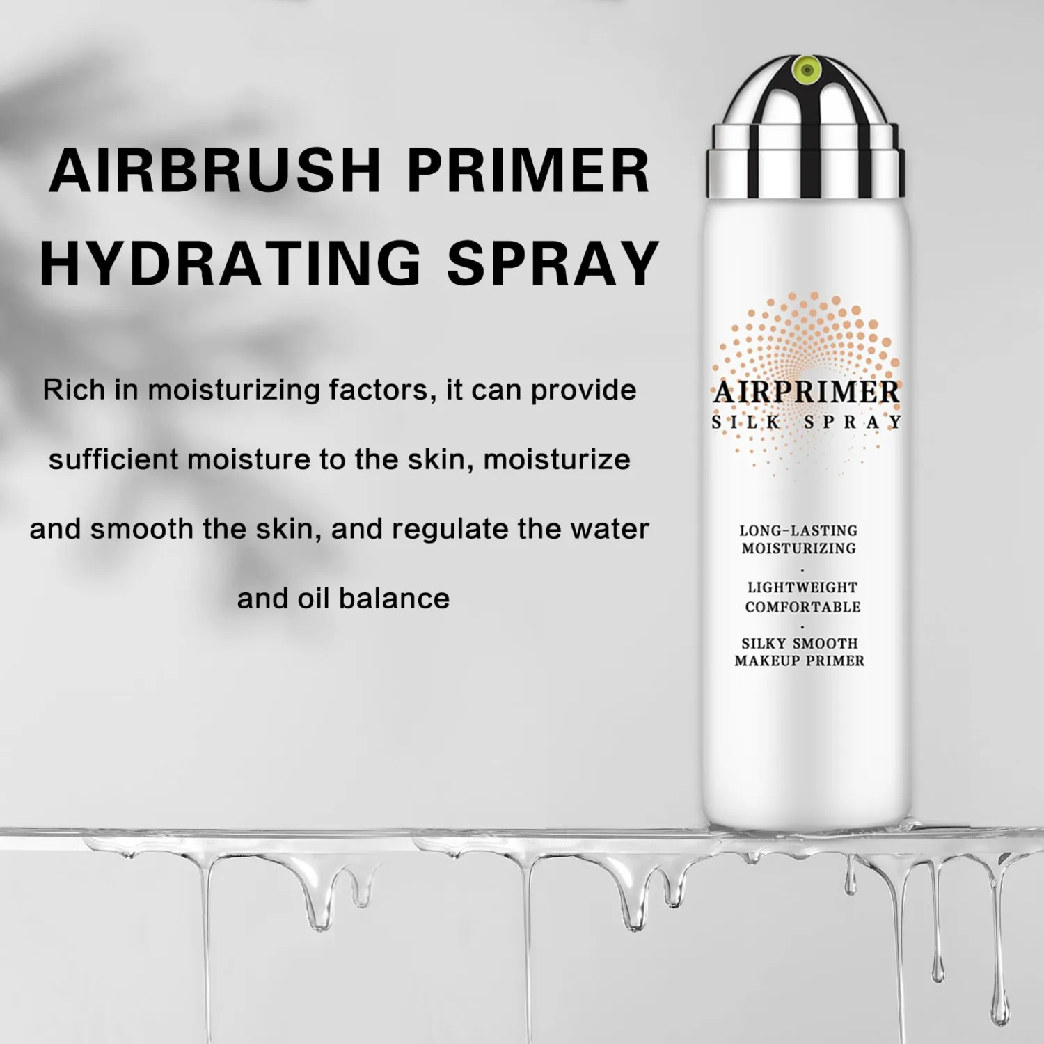 Airbrush Primer Face Makeup,Hydrating Primer for Oily & Mature Skin