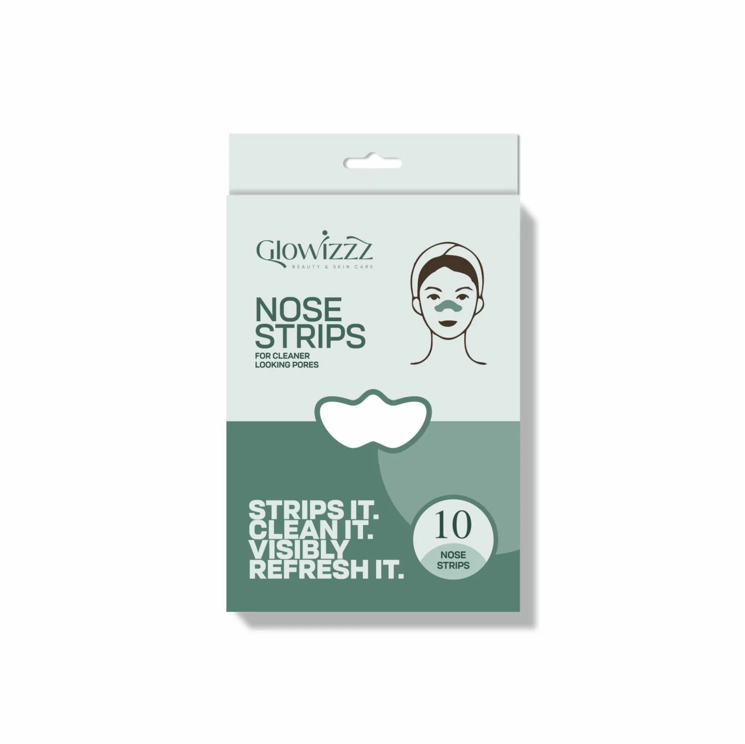 Deep Cleansing Nose Strips – Pore Strips for Nose, Helps Remove Oil, Dirt & Impurities, Easy Peel-Off for Men & Women (10 Count)