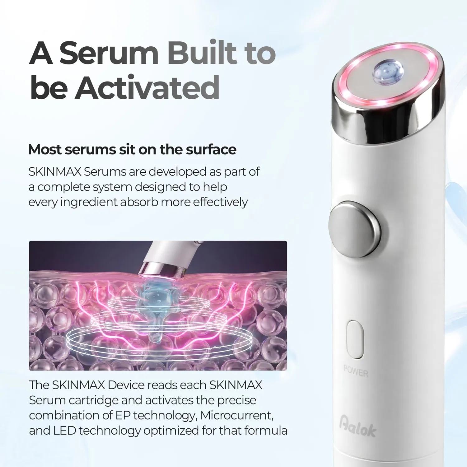 Aalok SKINMAX Facial Device (02 Hydrating Soothing, Serum Only)