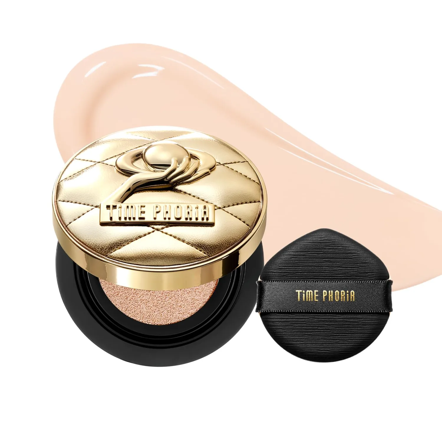 Timeless Utopia Glow Cushion Foundation 00CN Glace-Radiant Glow Finish, Medium to High Coverage, Hydrating Peptide Complex, Lightweight Air Cushion, Long-Lasting Smooth Blurring Base Makeup