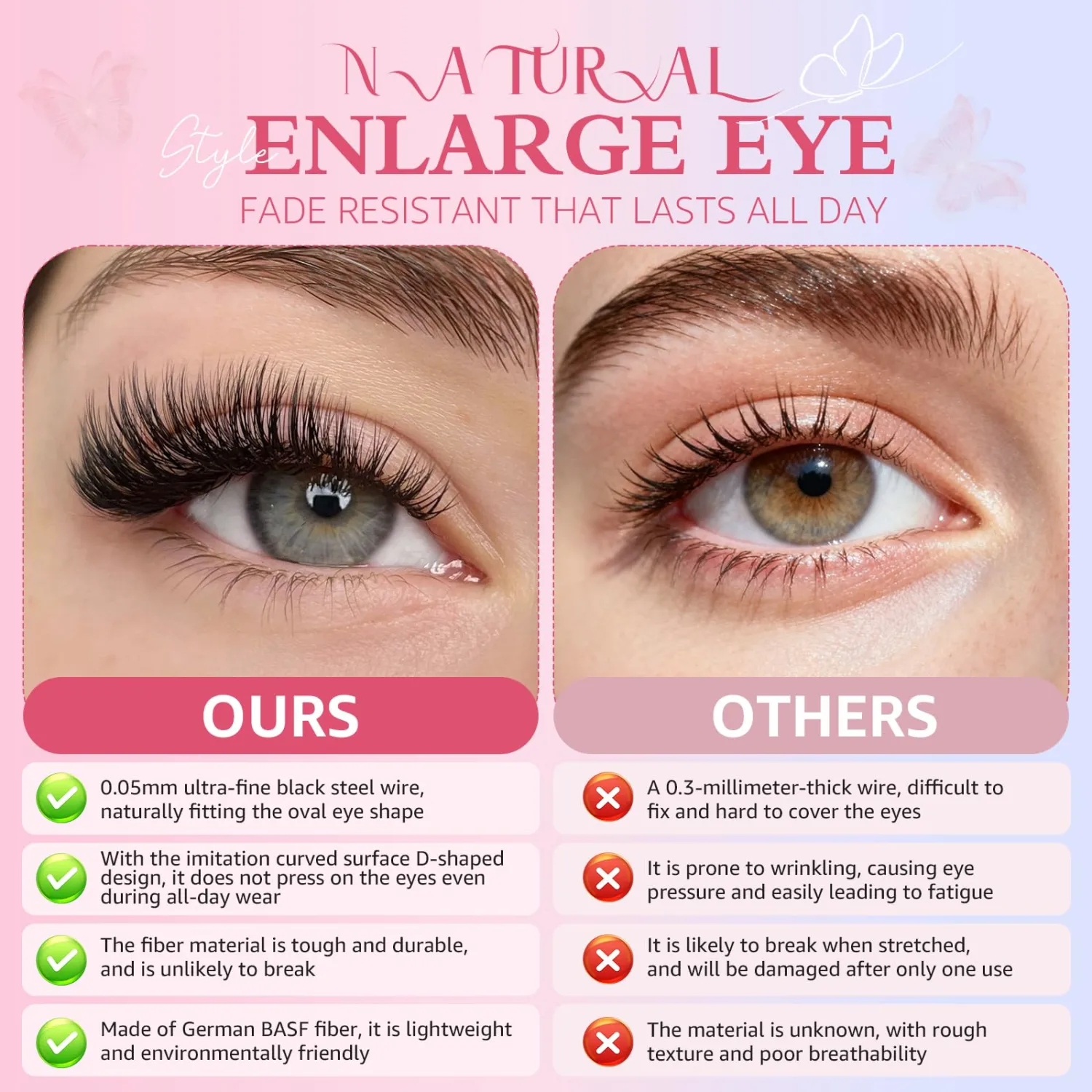 Lash Clusters Kit: Reusable Wispy Lash Clusters for Natural & Dramatic Look, Hypoallergenic Synthetic Fibers for All Eye Shapes, Party, Daily Wear & Photo Shoots 300PCS