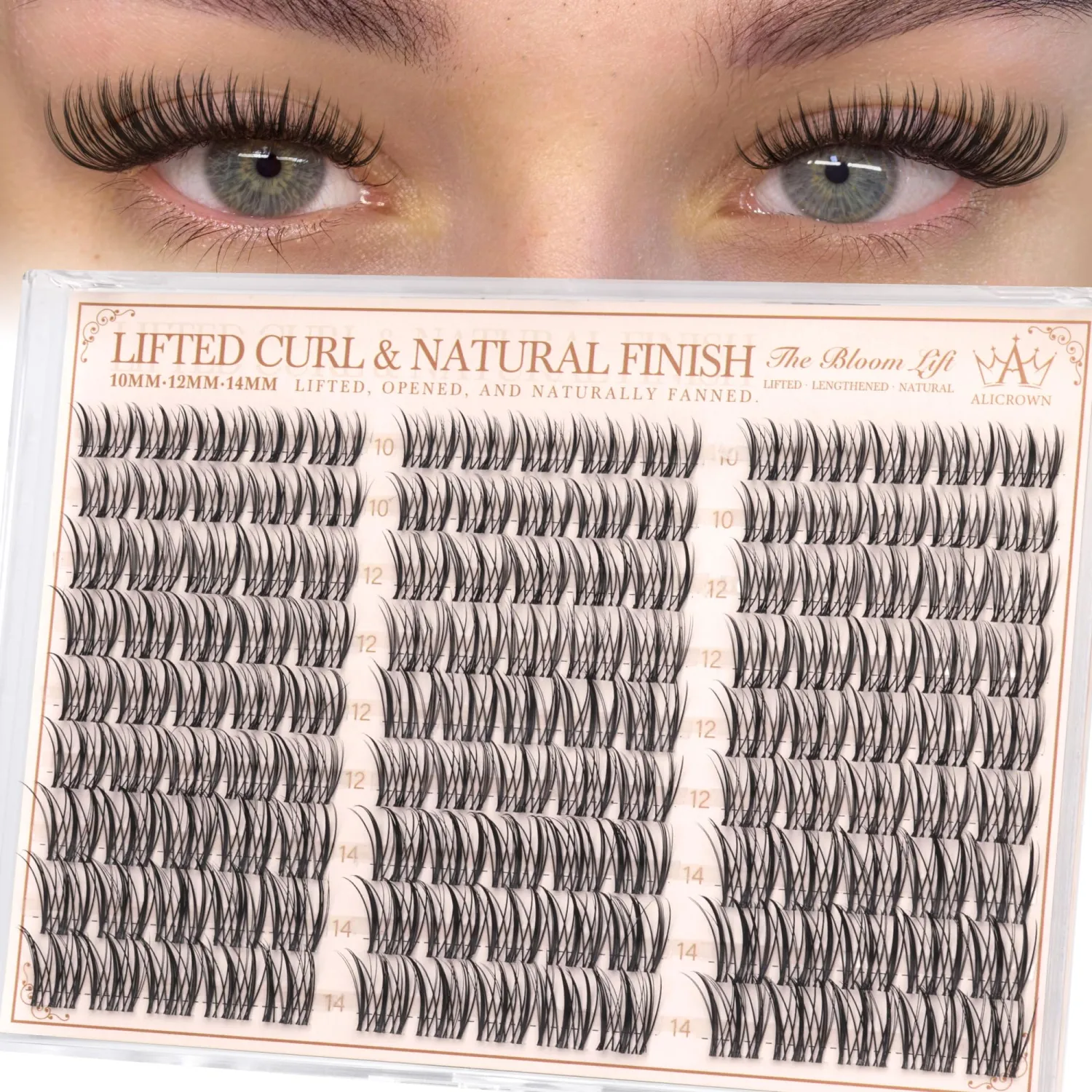 Wispy Lash Clusters Natural Cluster Eyelash Extensions Lash Lift Effect
