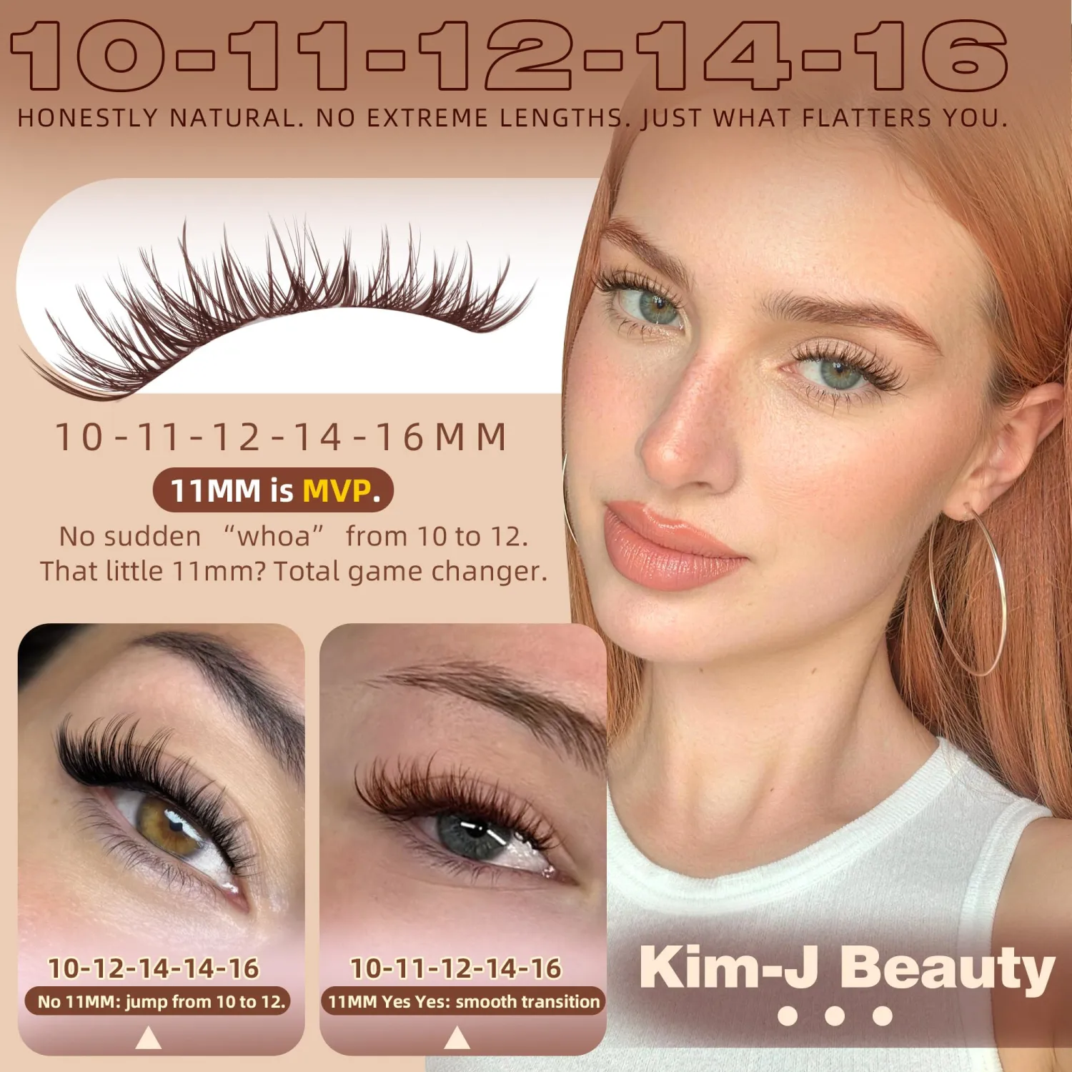 Wispy Lash Clusters Brown Eyelash Clusters Natural C Curly Cluster Eyelash Extensions DIY Individual Lashes at Home Hybrid 144Pcs Daily Wear Brown Lash Extensions 10-16mm