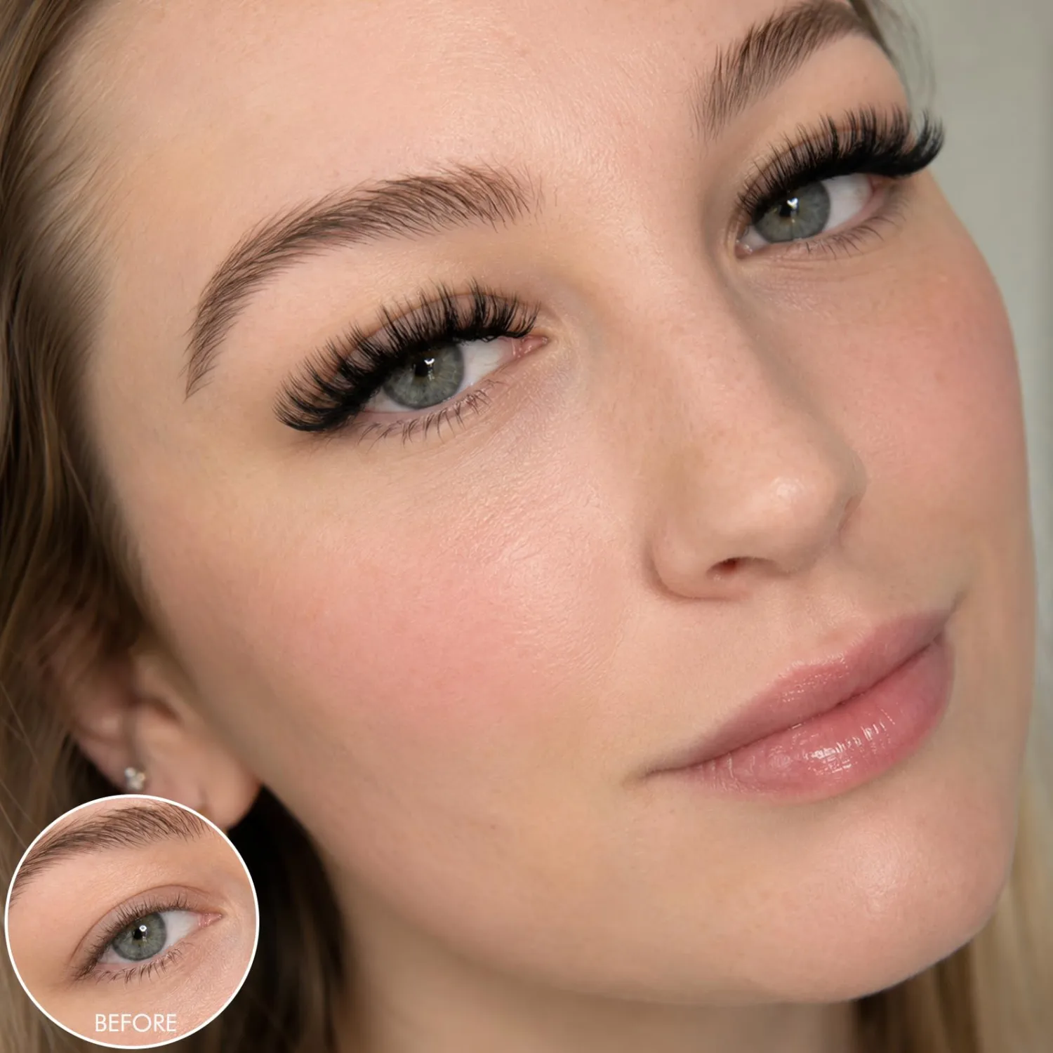 APCYUST Wispy Lashes Natural False Eyelashes Cat Eye Lash Strips Clear Band Strip Eyelash Short Fluffy Lash Pack Soft Everyday Look Lightweight Fake Full Pestañas Postizas for Beginners Daily Makeup